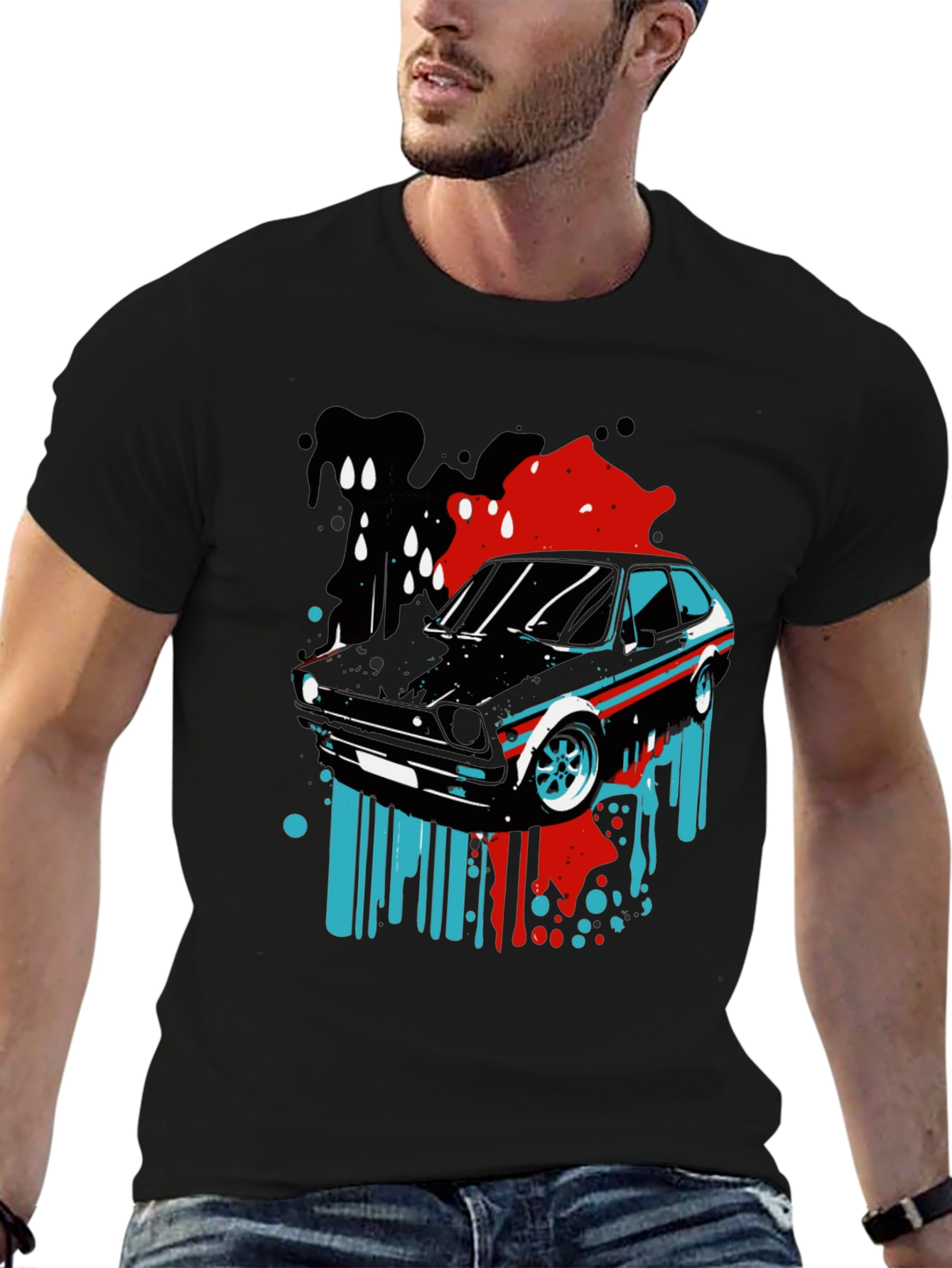 Retro Car Graphic Tee - Cool Automotive Design