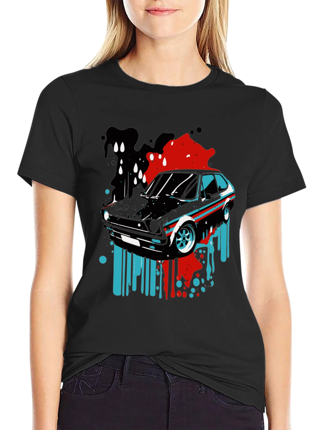Retro Car Graphic Tee - Cool Automotive Design