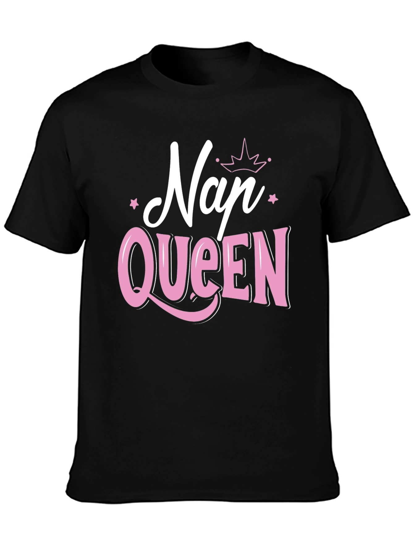 Nap Queen Black Graphic T-Shirt