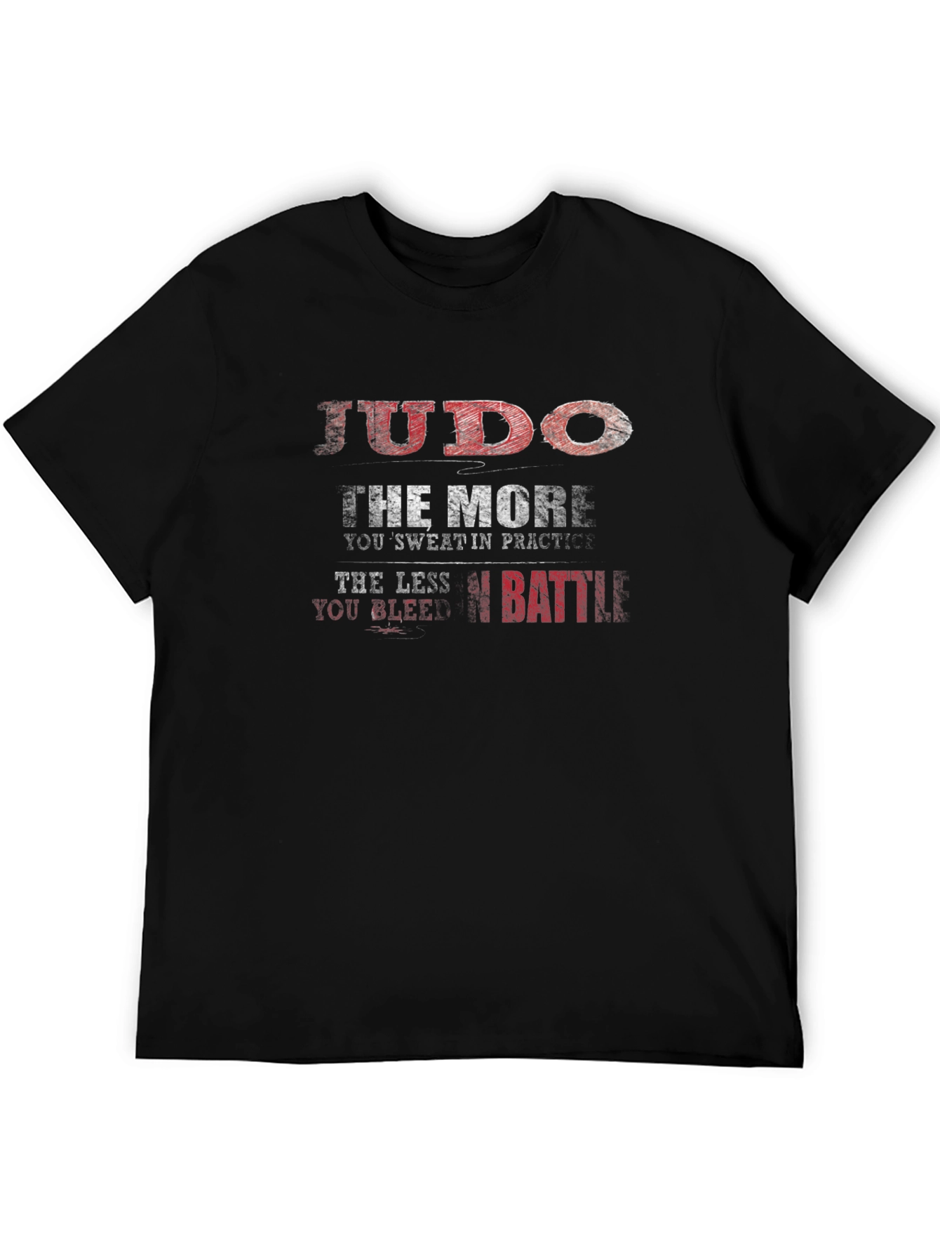Judo Practice Quote Black T-Shirt