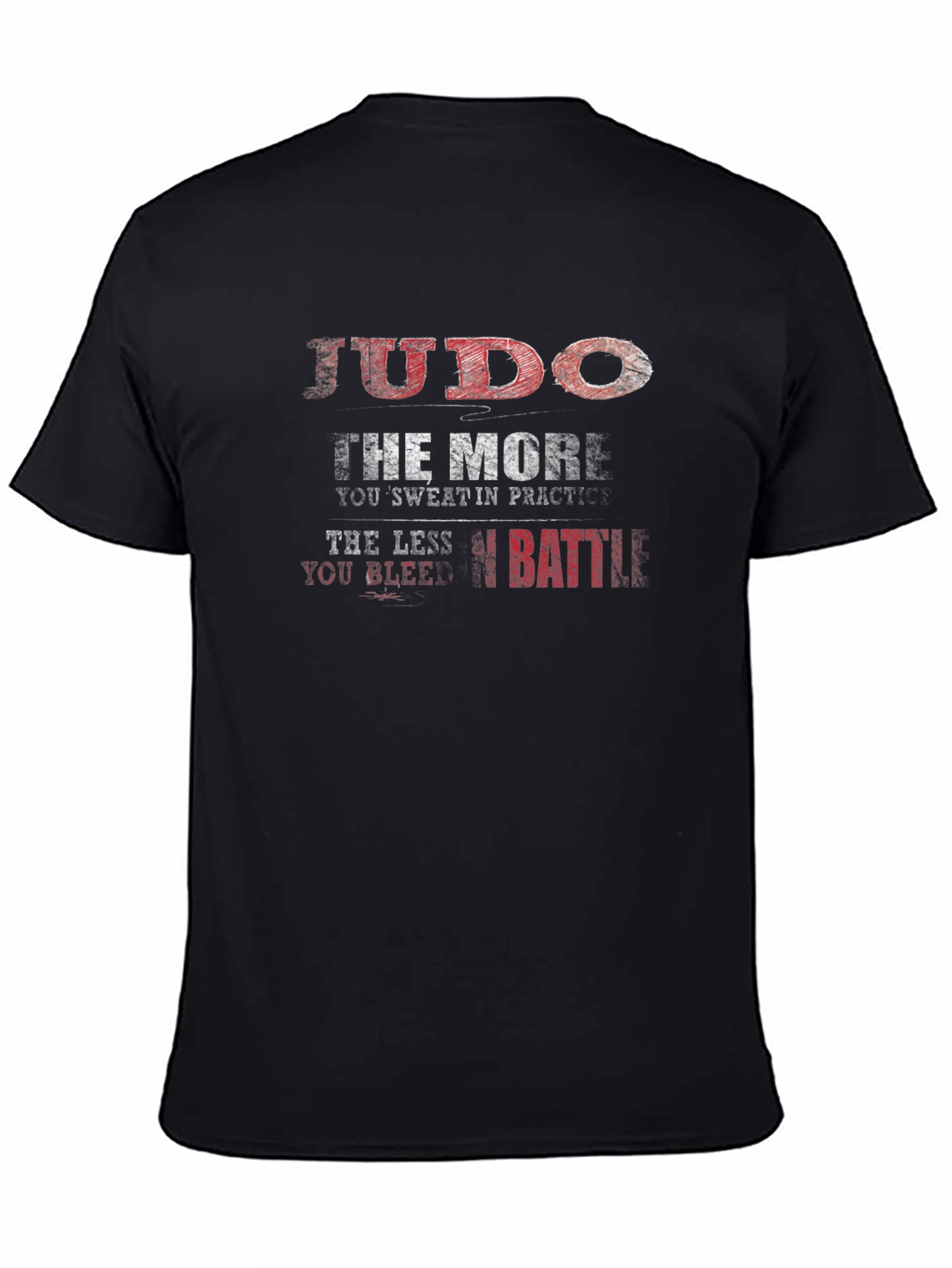 Judo Practice Quote Black T-Shirt