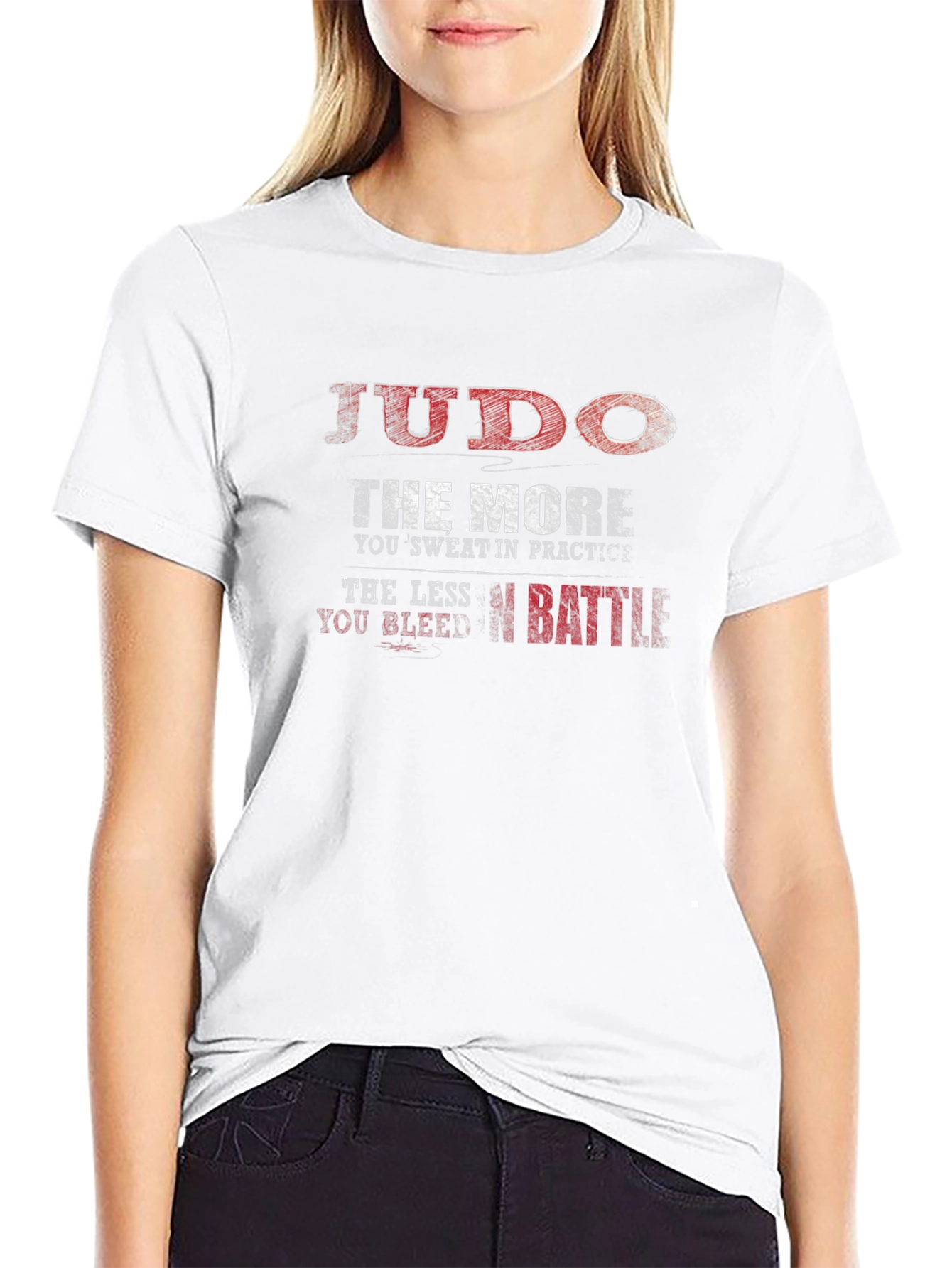 Judo Practice Quote Black T-Shirt
