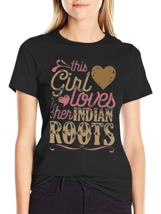Girl Loves Indian Roots Graphic Tee