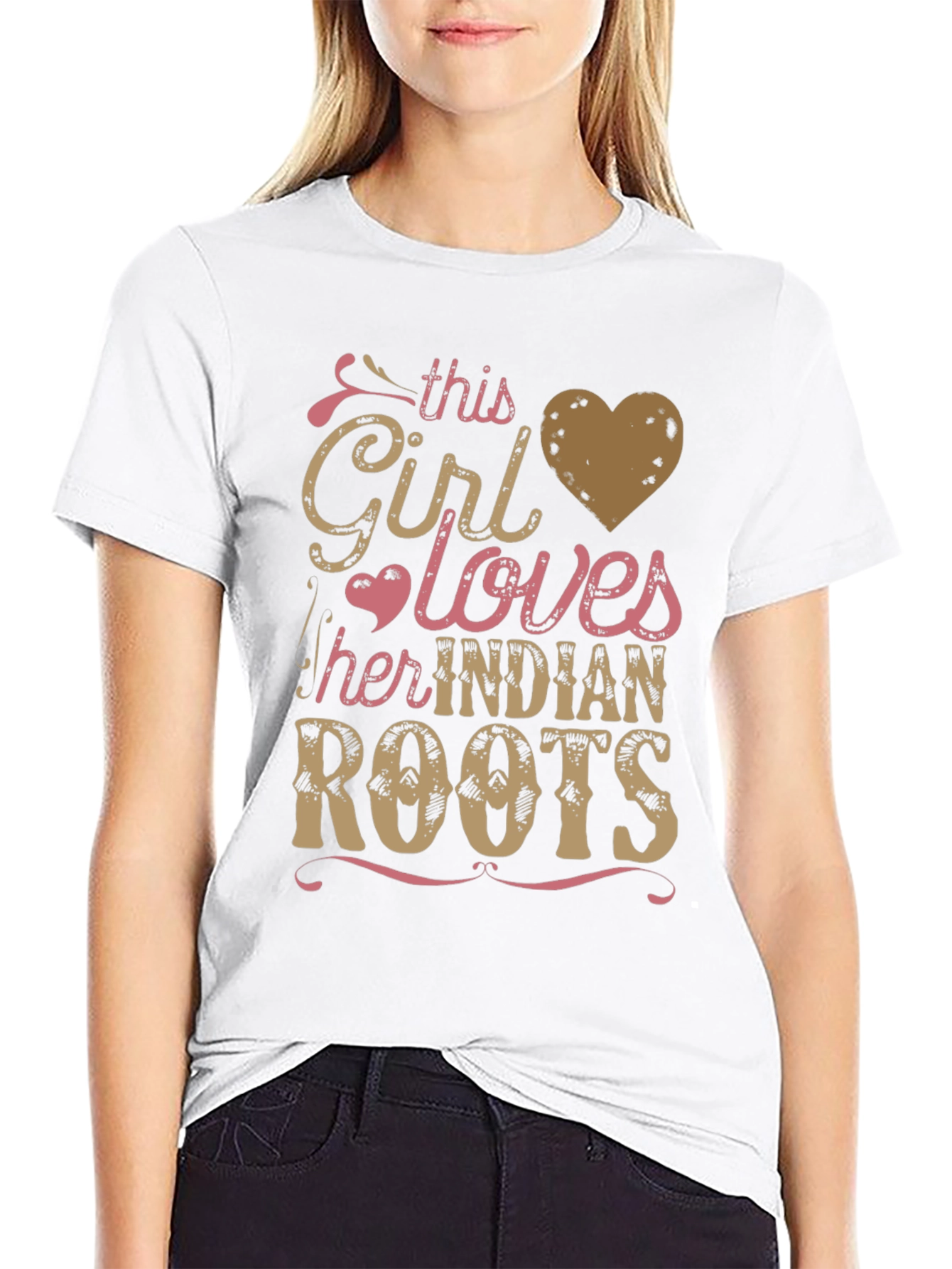 Girl Loves Indian Roots Graphic Tee