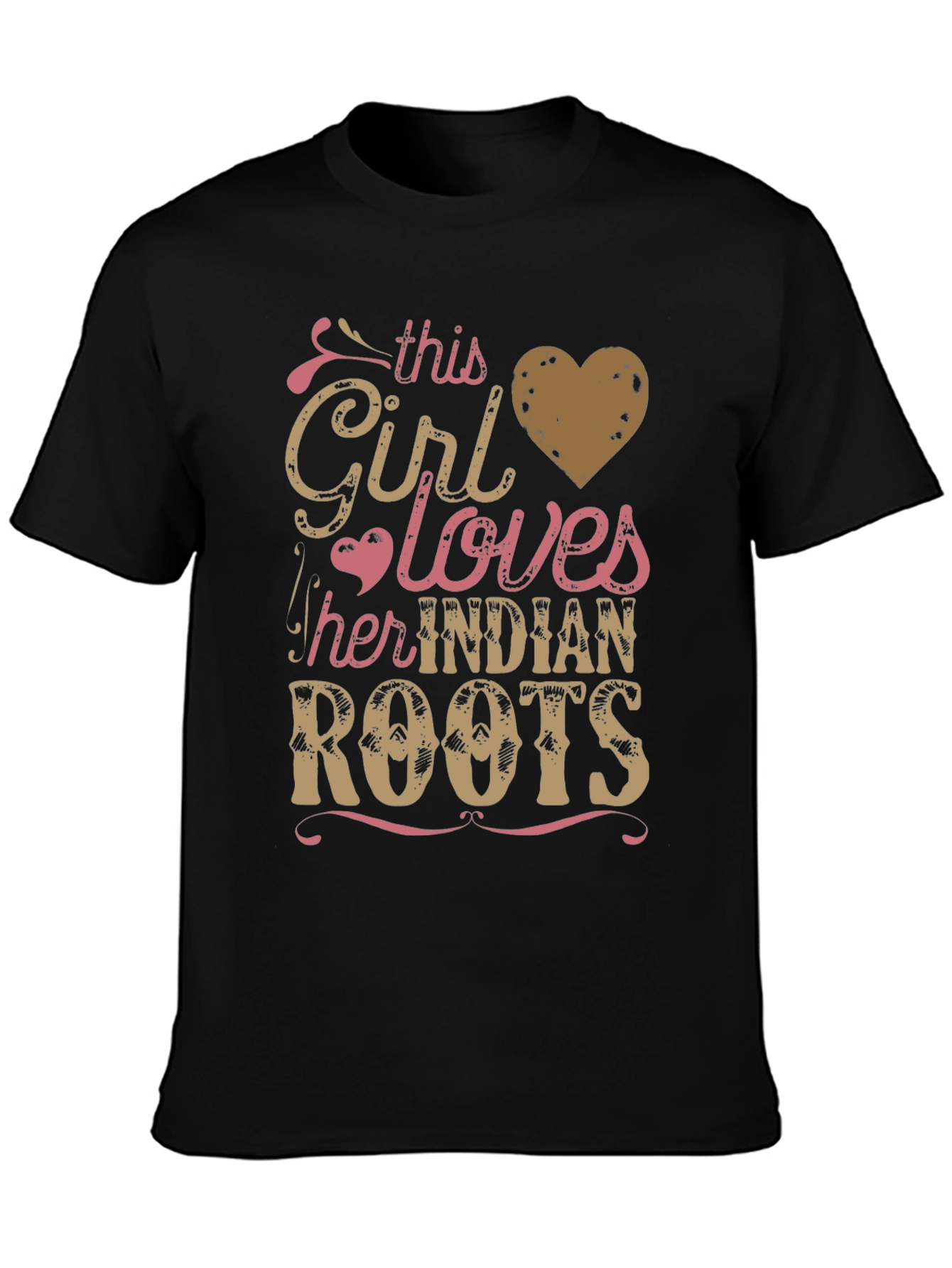 Girl Loves Indian Roots Graphic Tee
