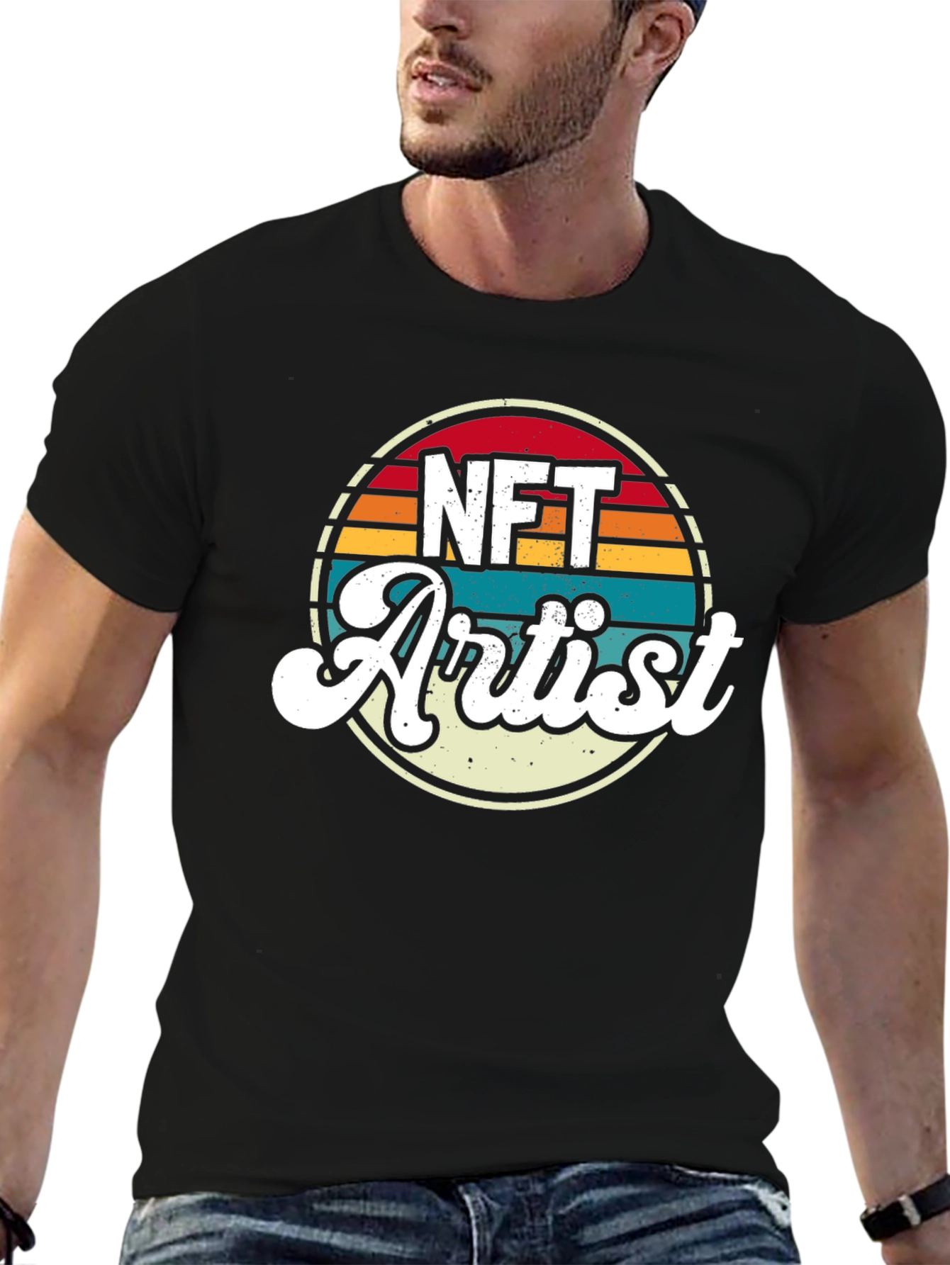 NFT Artist Retro T-Shirt