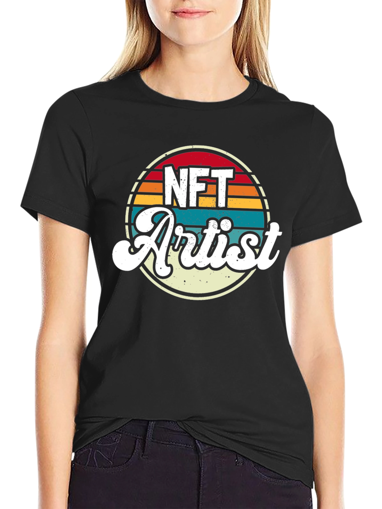 NFT Artist Retro T-Shirt
