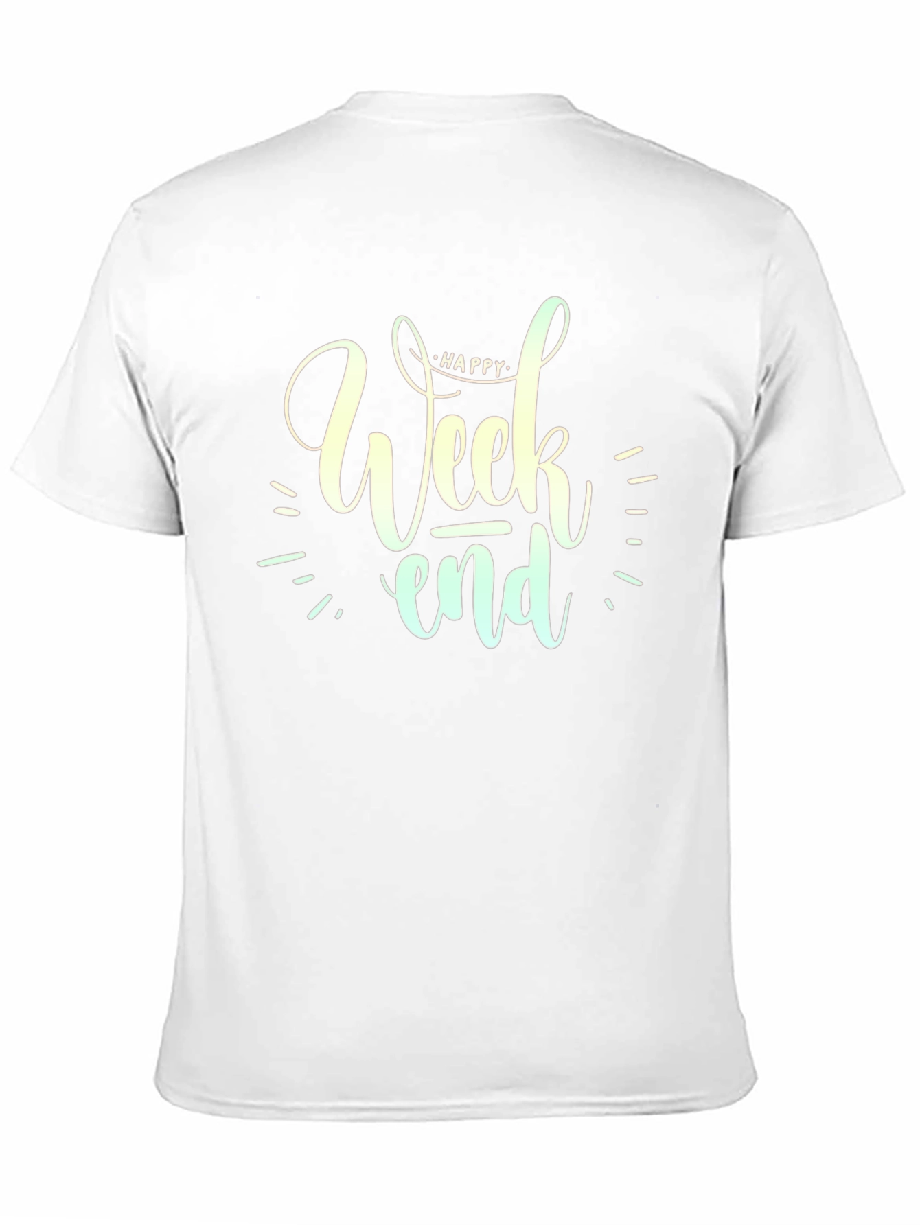 Happy Weekend Graphic Tee - Black