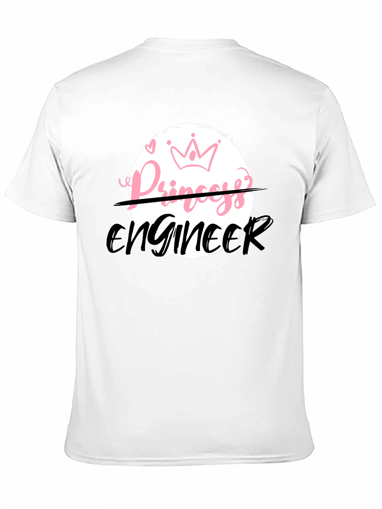 Princess Engineer Black T-Shirt