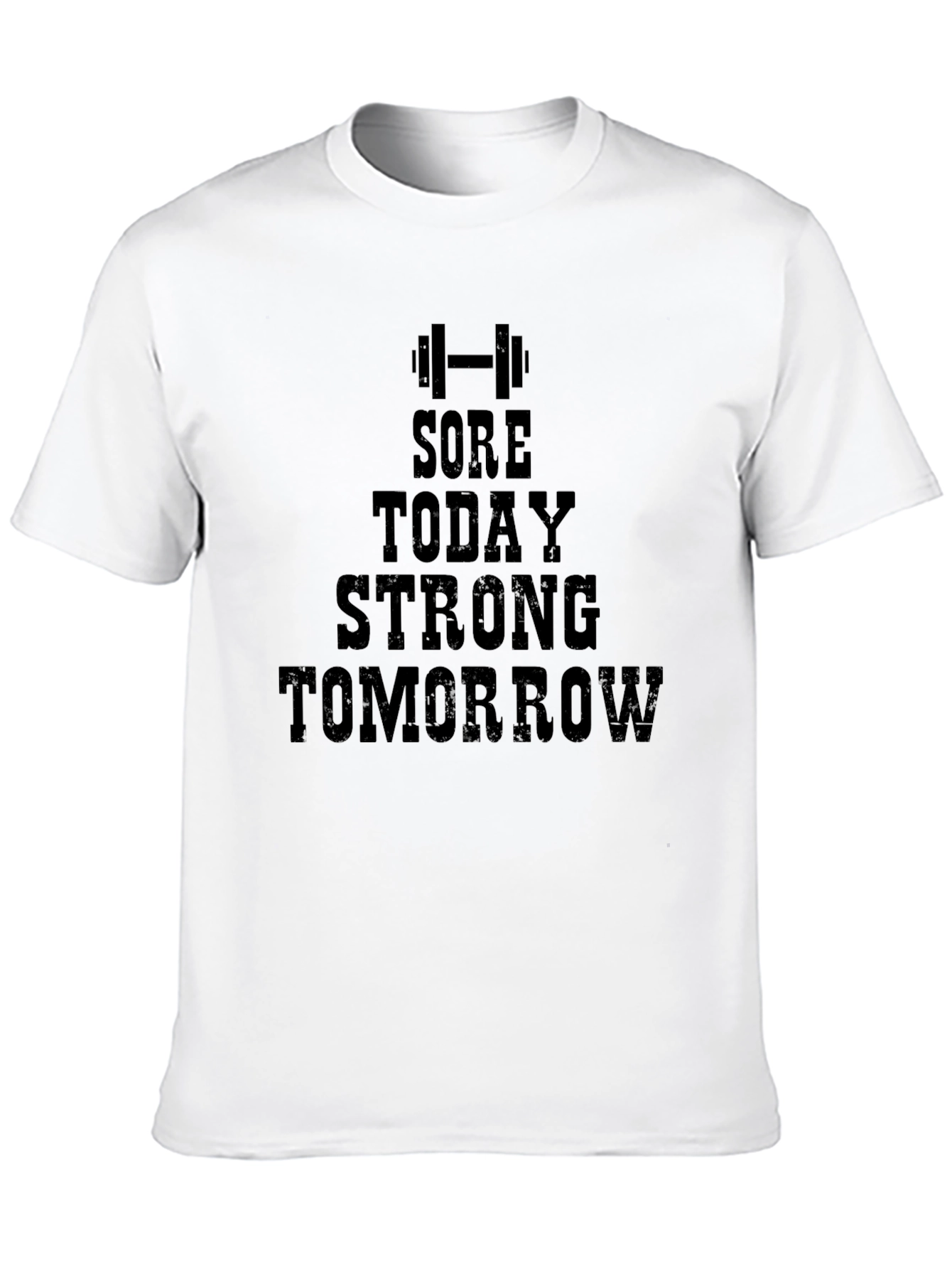 Sore Today Strong Tomorrow Mens Black T-Shirt