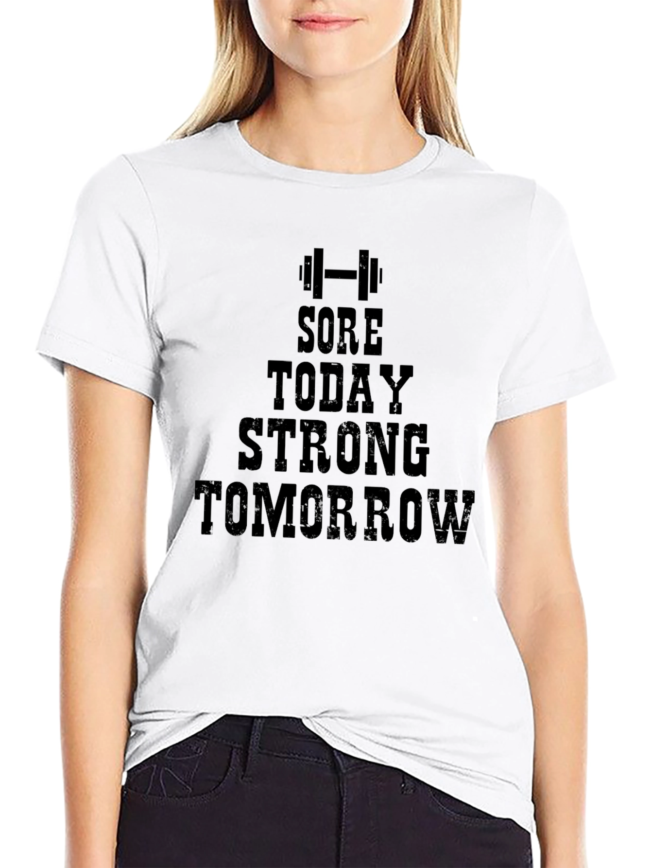 Sore Today Strong Tomorrow Mens Black T-Shirt
