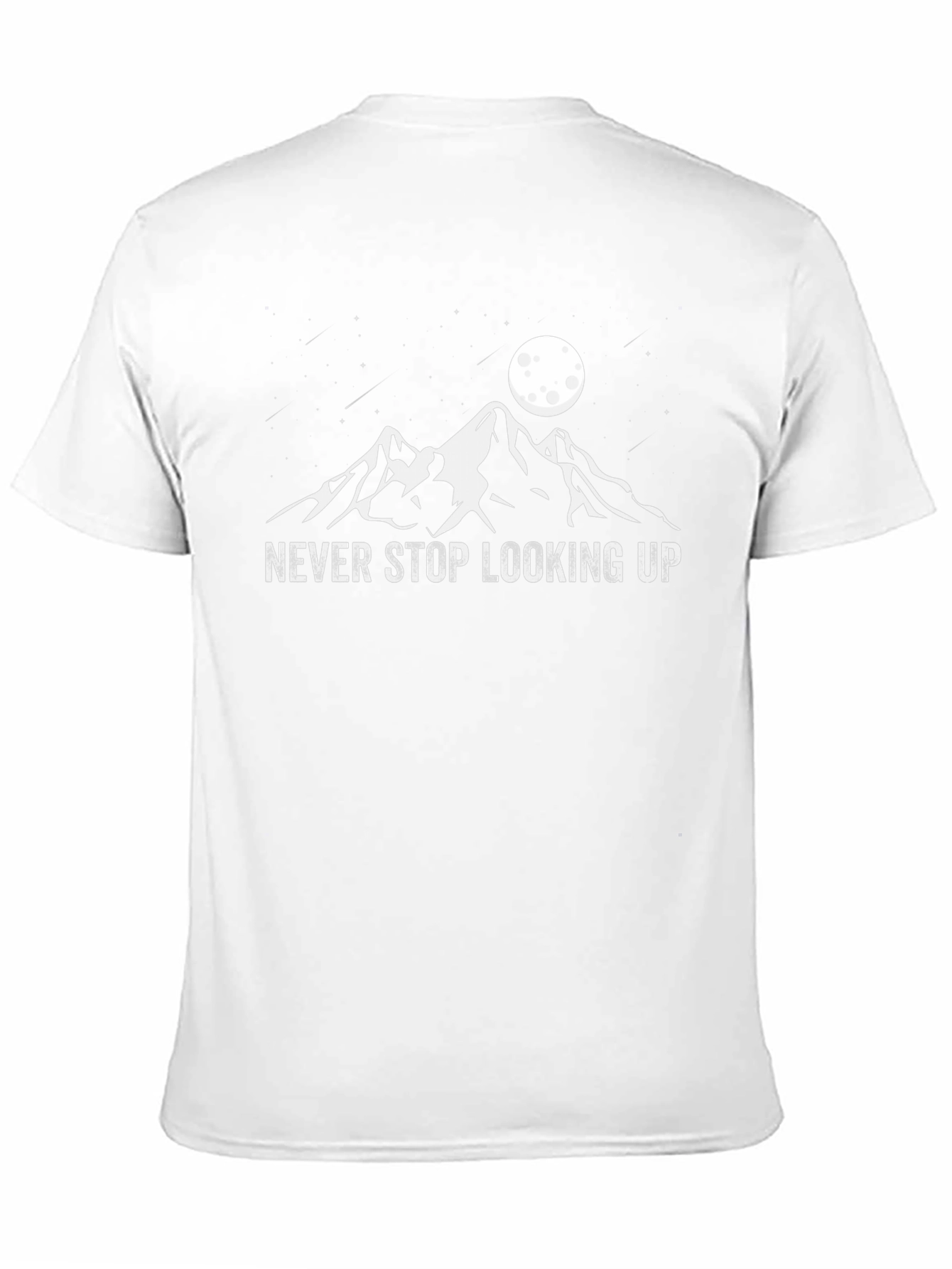 Never Stop Looking Up Black T-Shirt