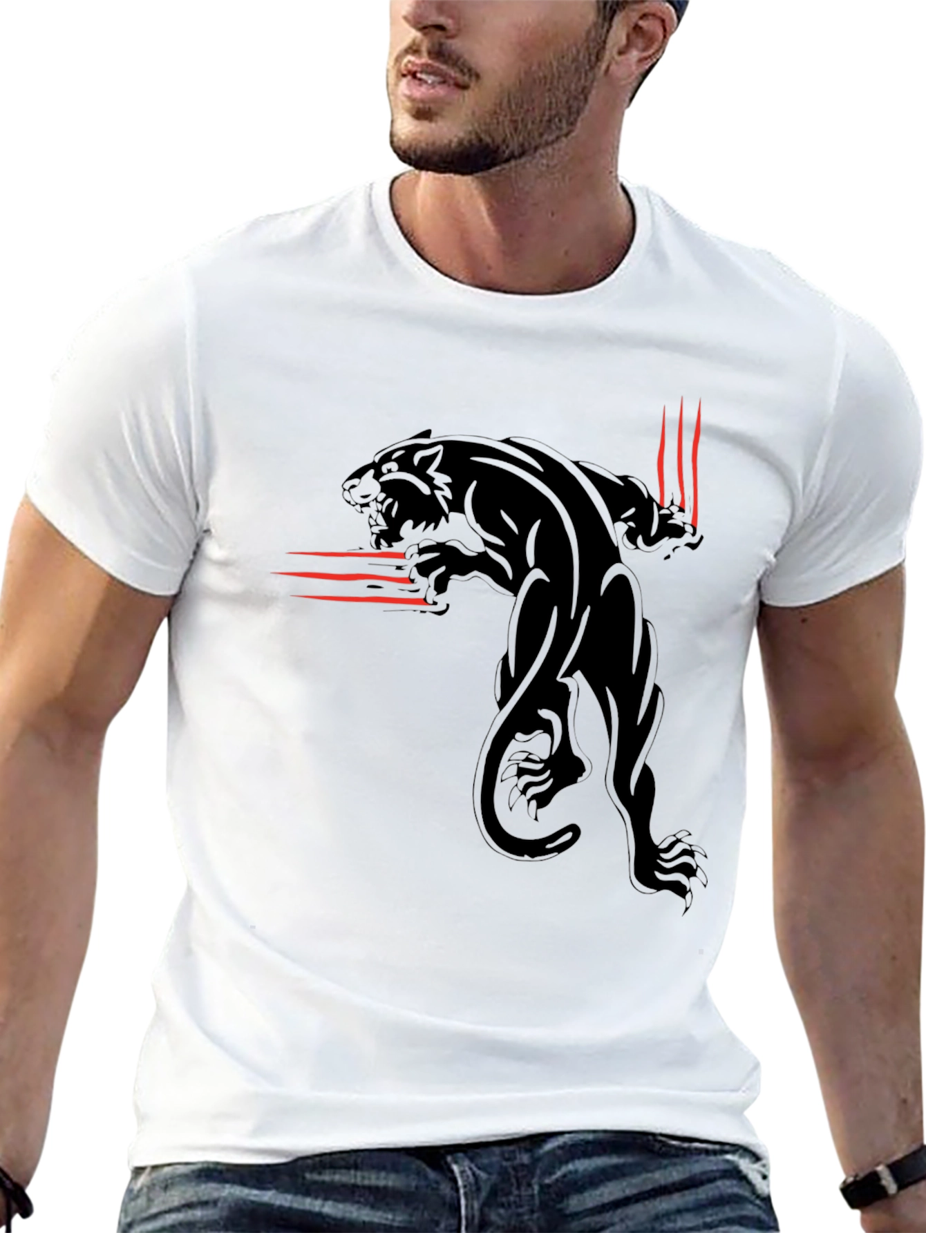 Black Panther Graphic Tee - Urban Style Shirt