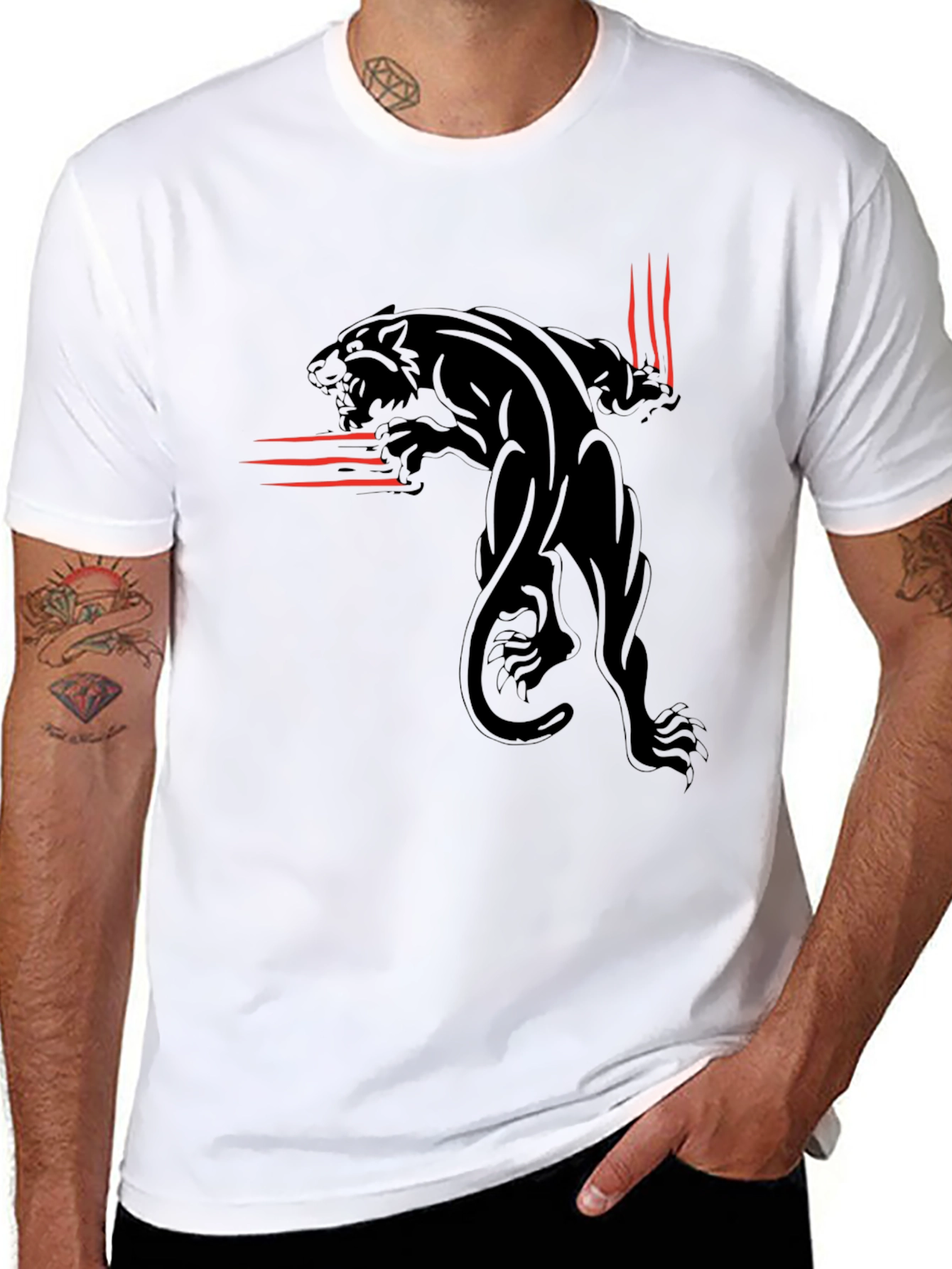 Black Panther Graphic Tee - Urban Style Shirt