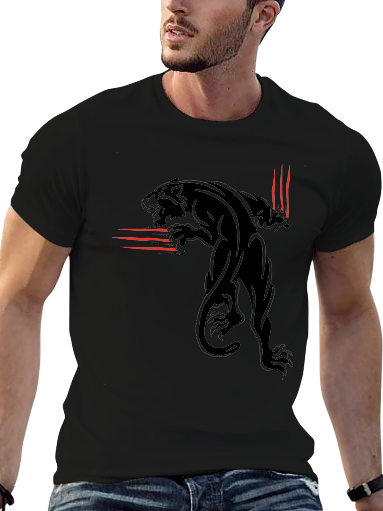 Black Panther Graphic Tee - Urban Style Shirt