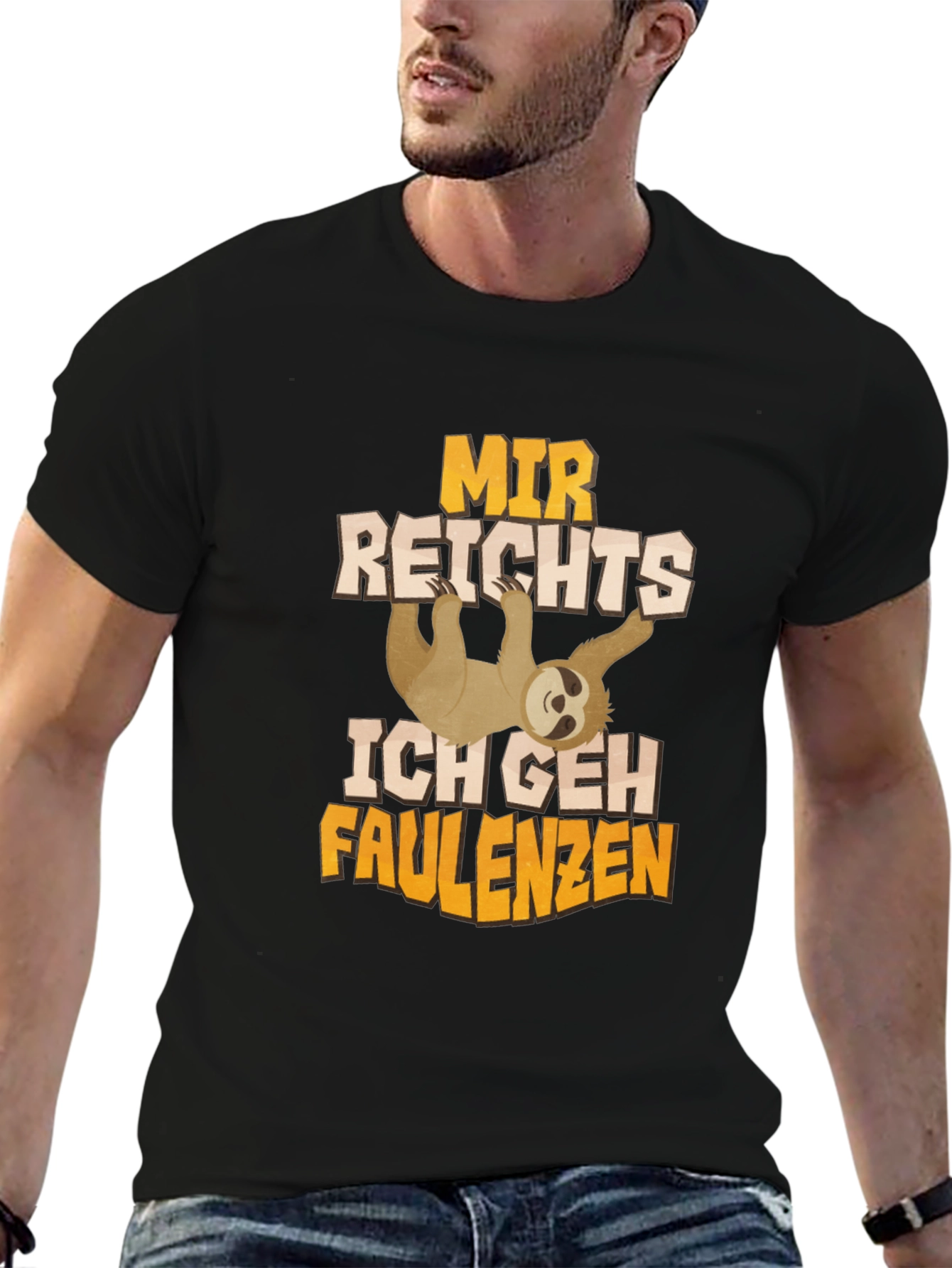 Funny Sloth T-Shirt - Mir Reichts Ich Geh Faulenzen