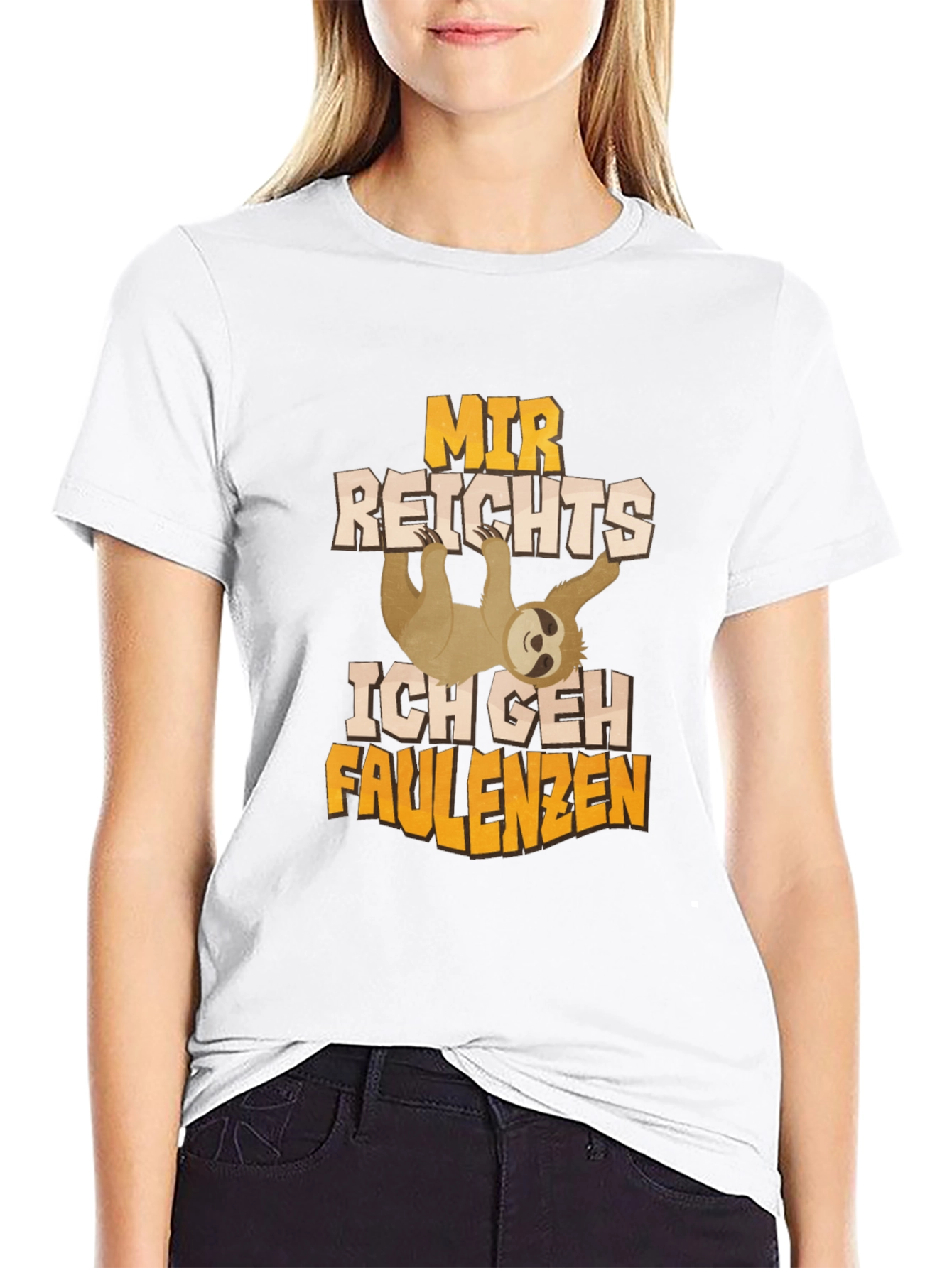 Funny Sloth T-Shirt - Mir Reichts Ich Geh Faulenzen