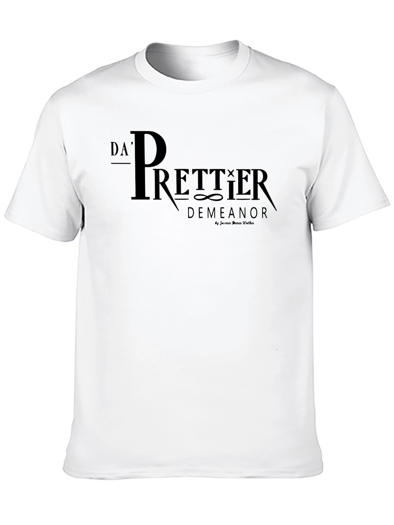 Da Prettier Demeanor Black Graphic T-Shirt