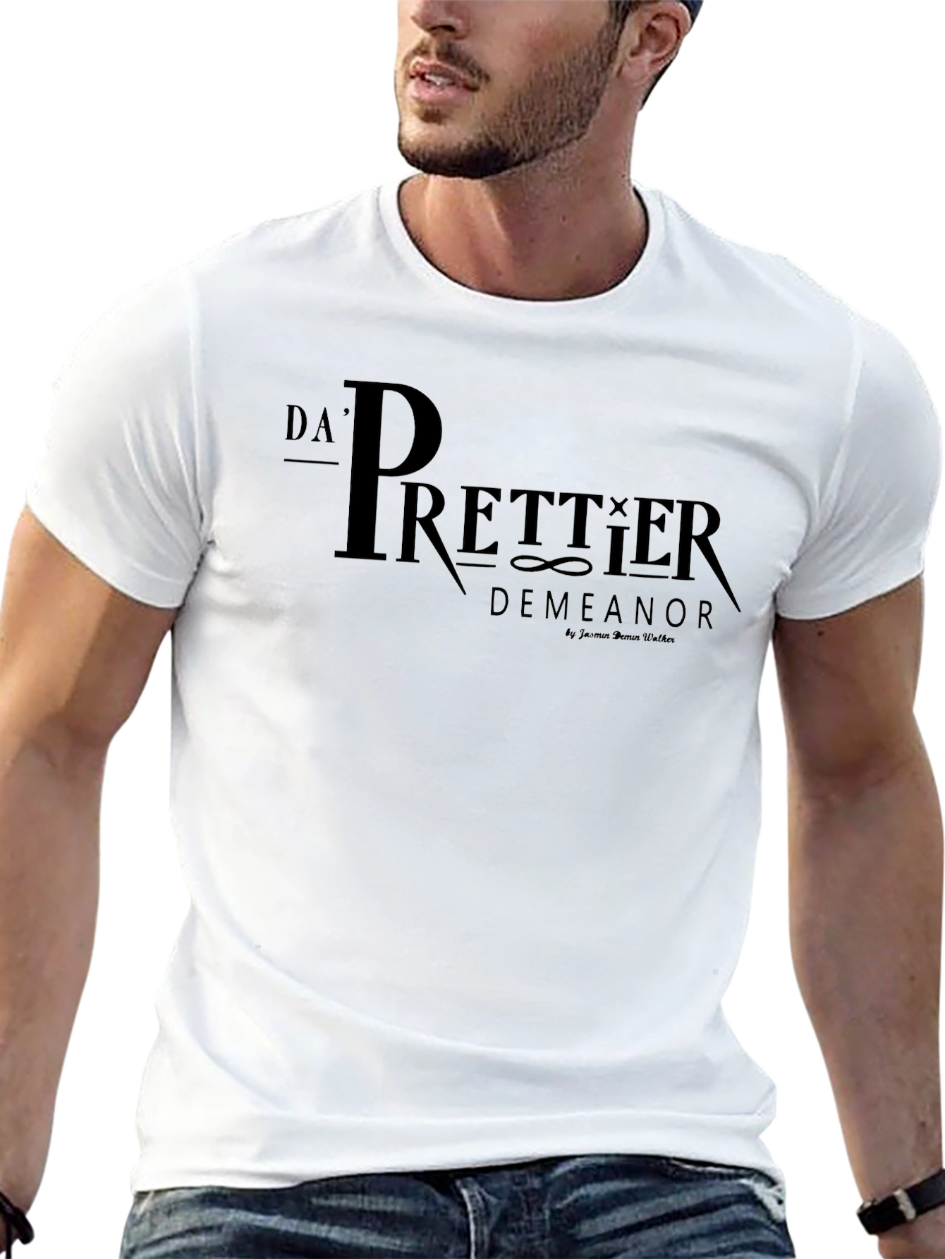 Da Prettier Demeanor Black Graphic T-Shirt