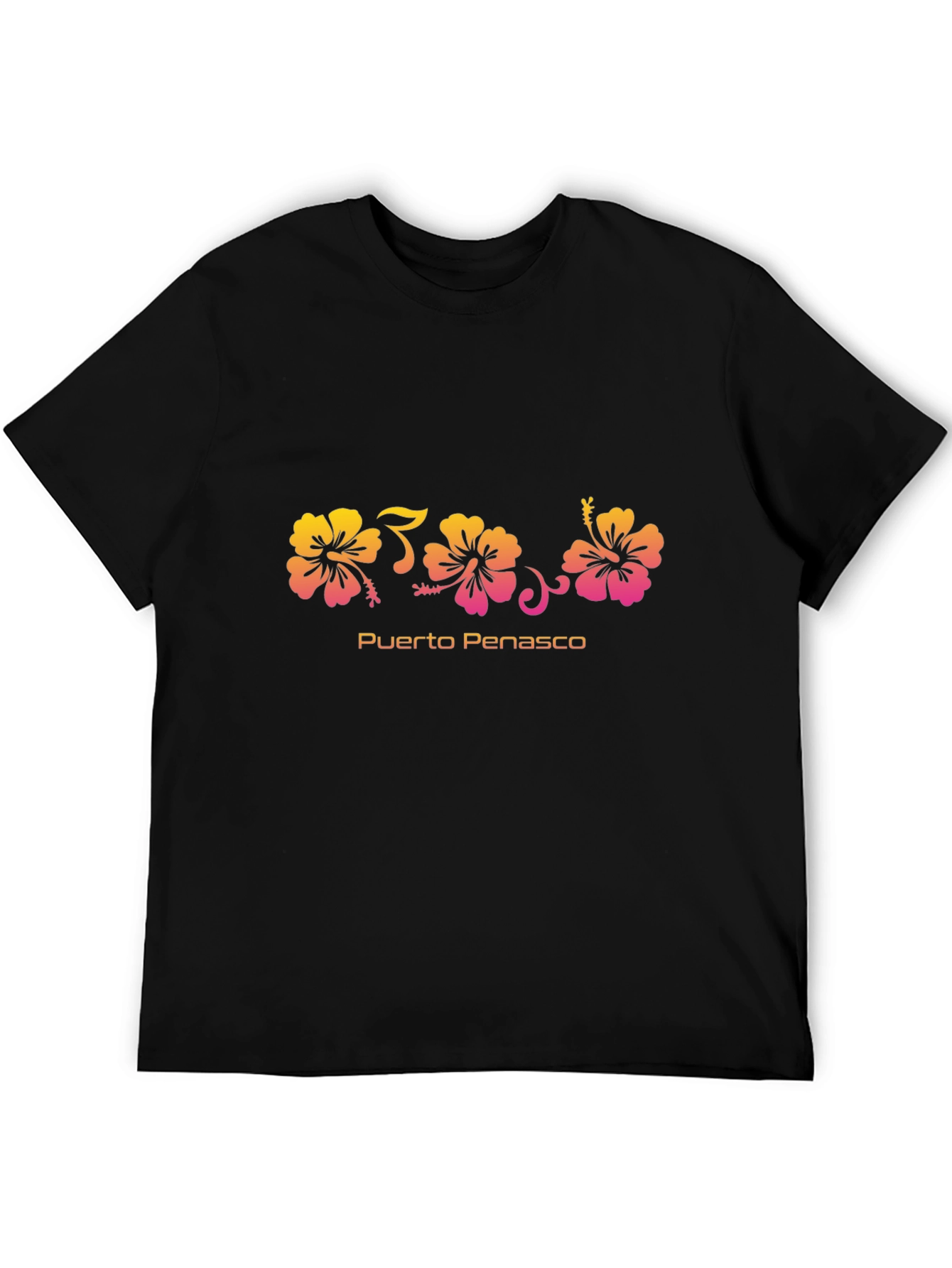 Puerto Penasco Hibiscus Flower Graphic Tee