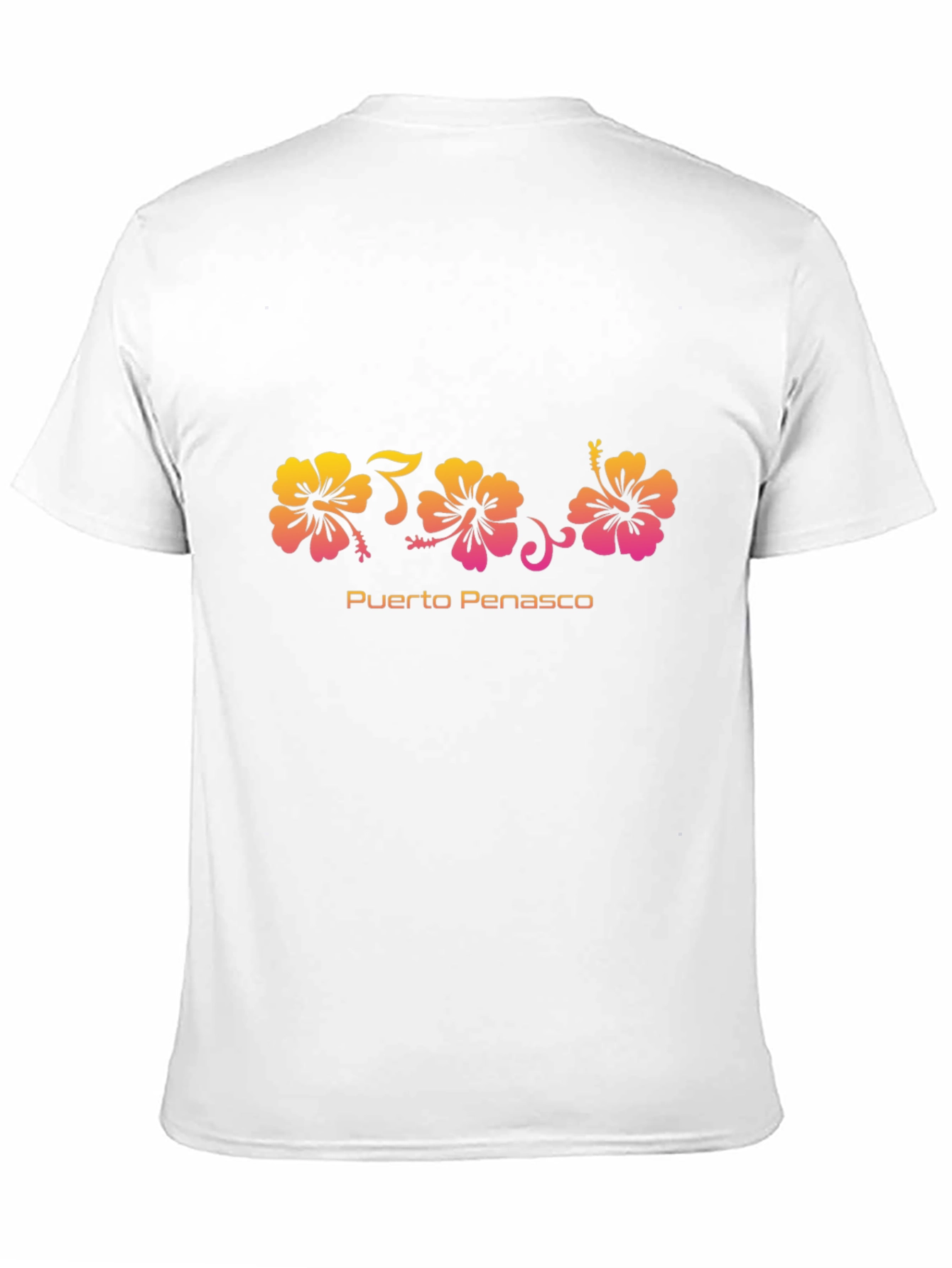 Puerto Penasco Hibiscus Flower Graphic Tee