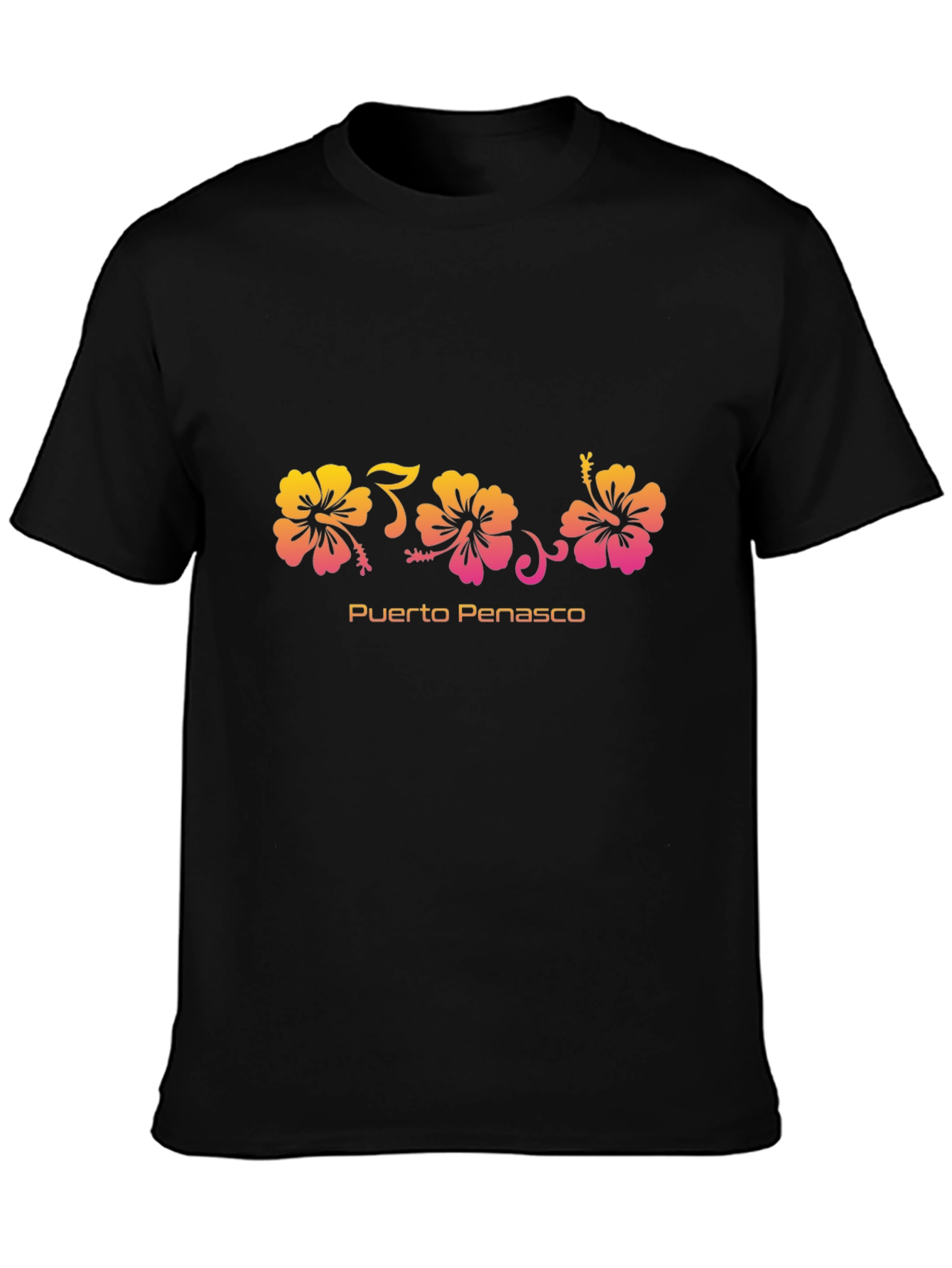 Puerto Penasco Hibiscus Flower Graphic Tee