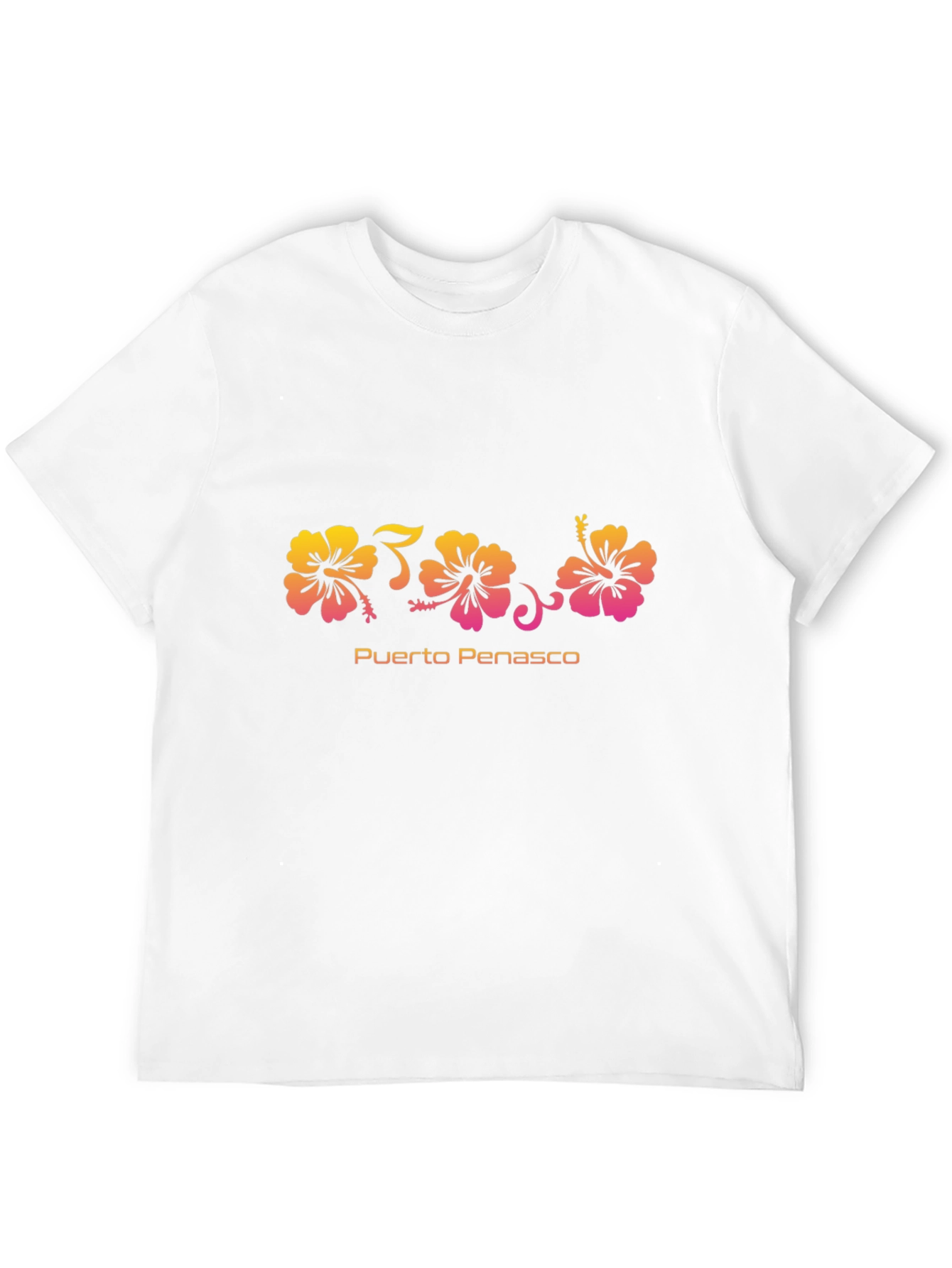 Puerto Penasco Hibiscus Flower Graphic Tee