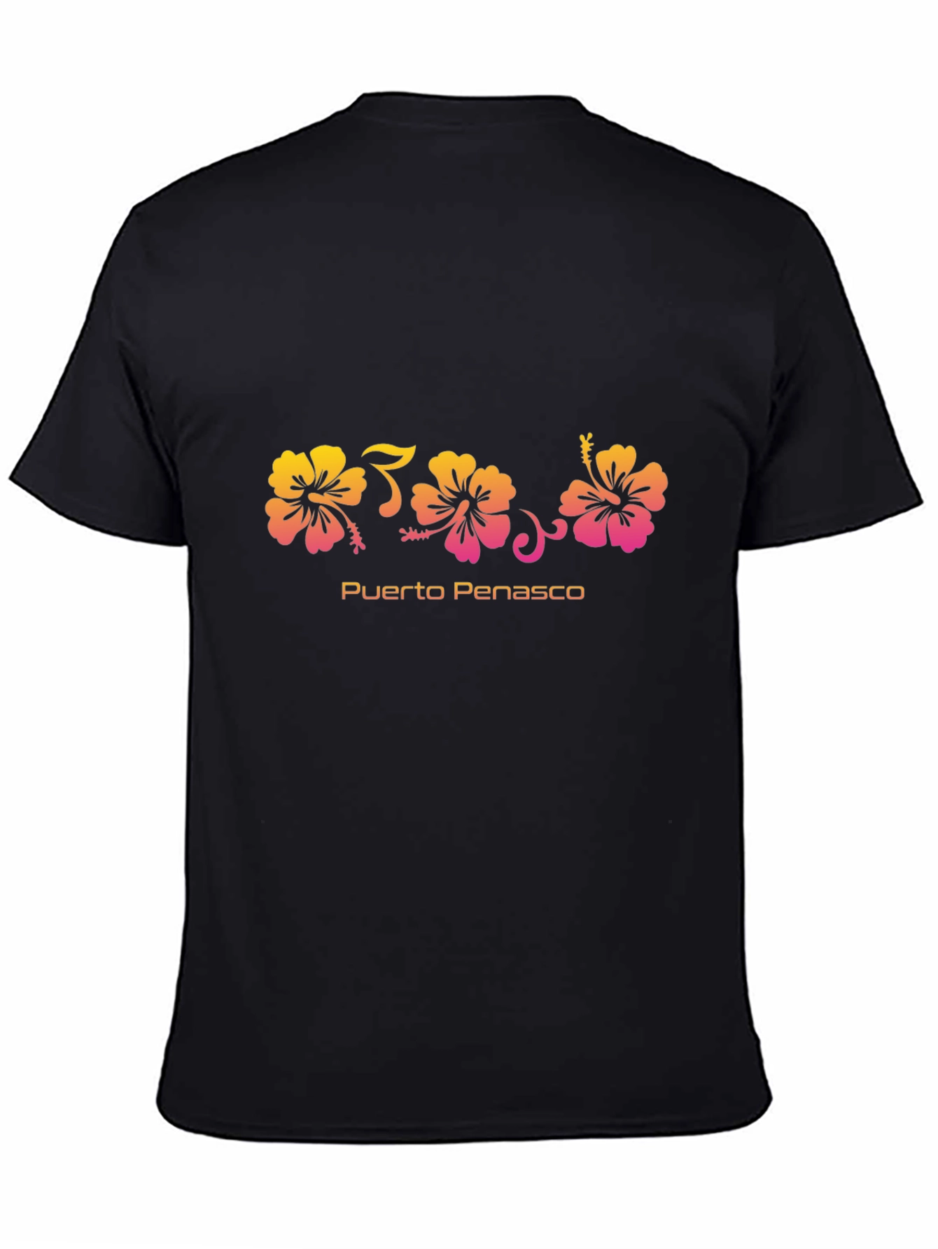 Puerto Penasco Hibiscus Flower Graphic Tee
