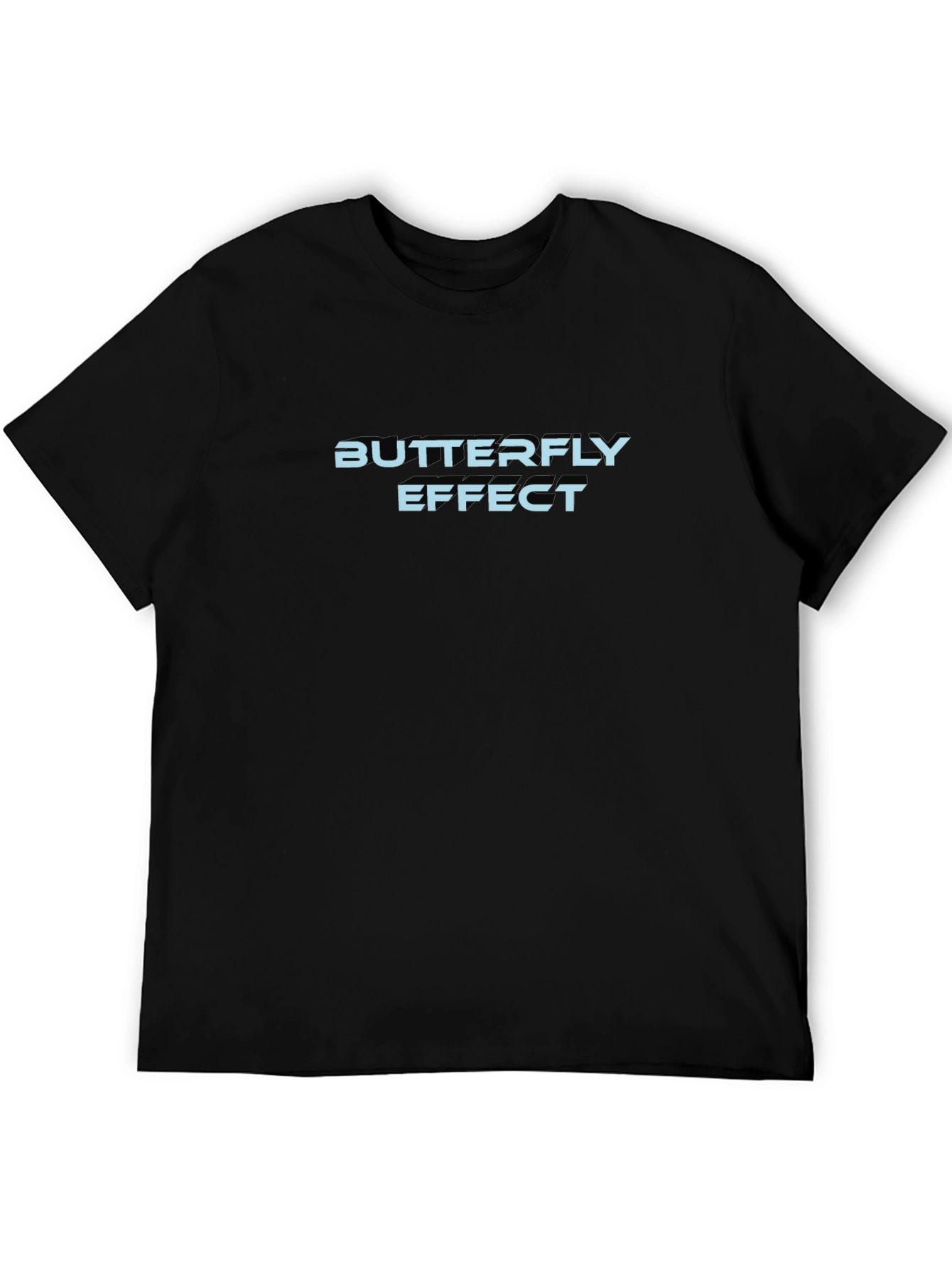 Butterfly Effect Black Graphic Tee - Soft & Stylish