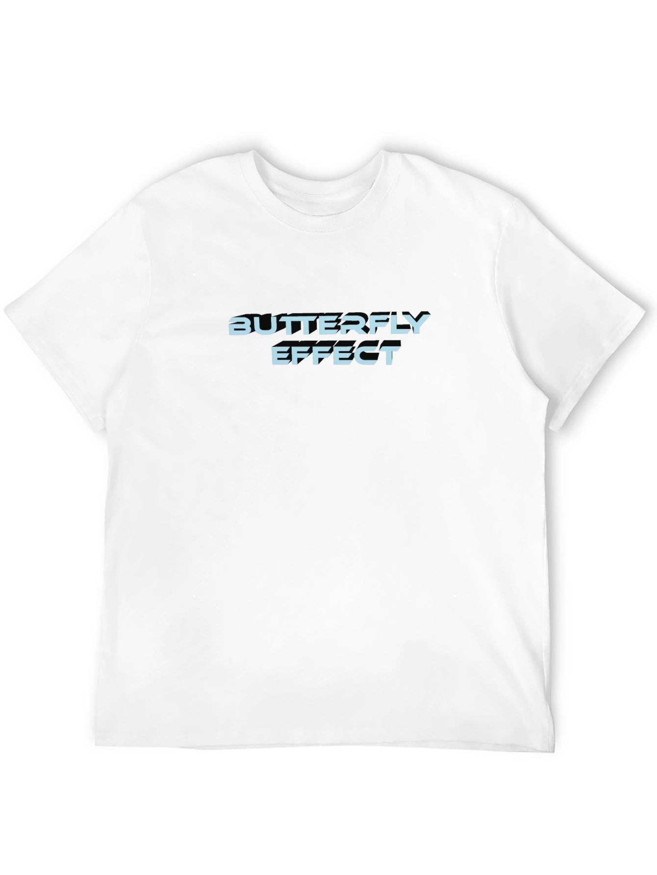 Butterfly Effect Black Graphic Tee - Soft & Stylish