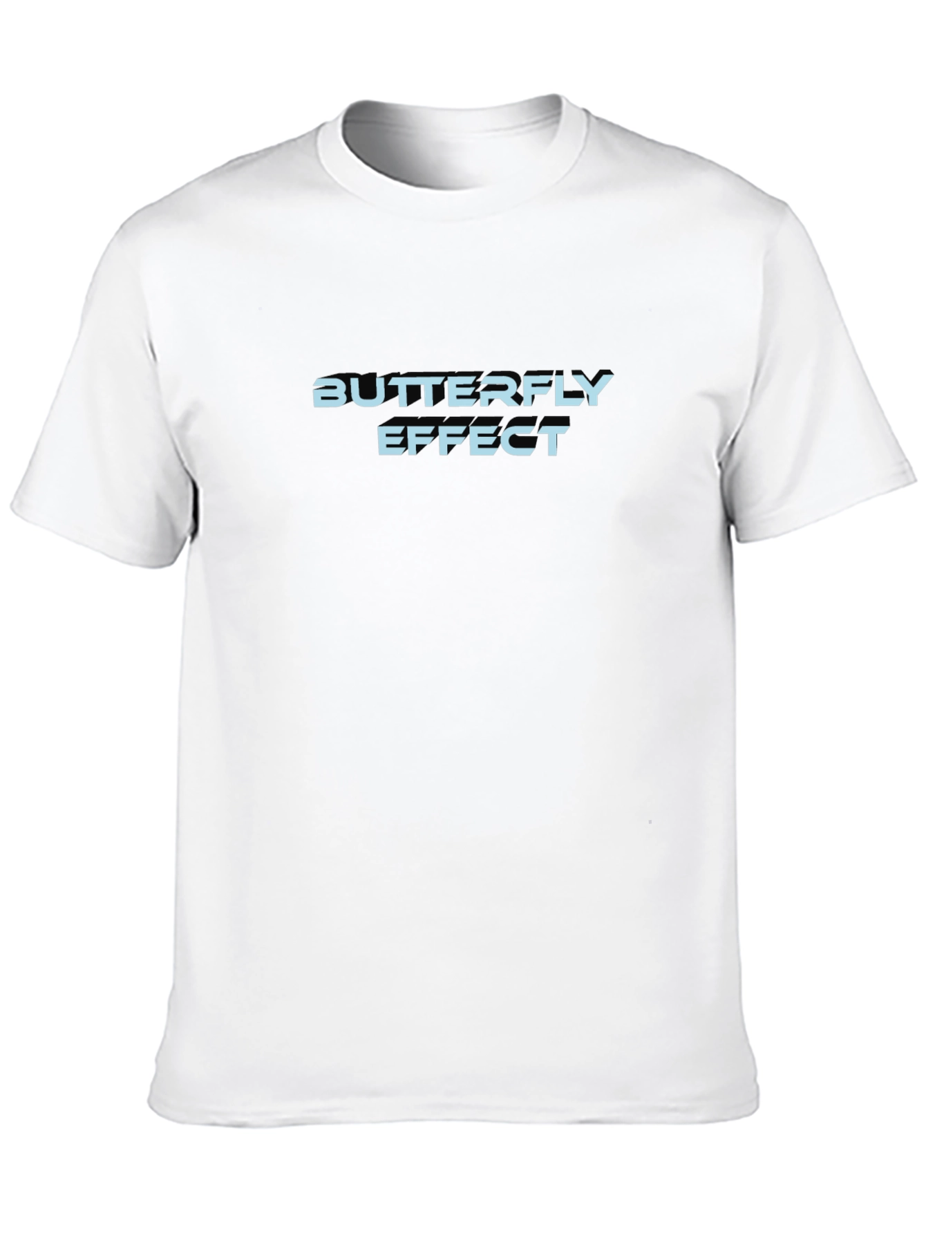 Butterfly Effect Black Graphic Tee - Soft & Stylish