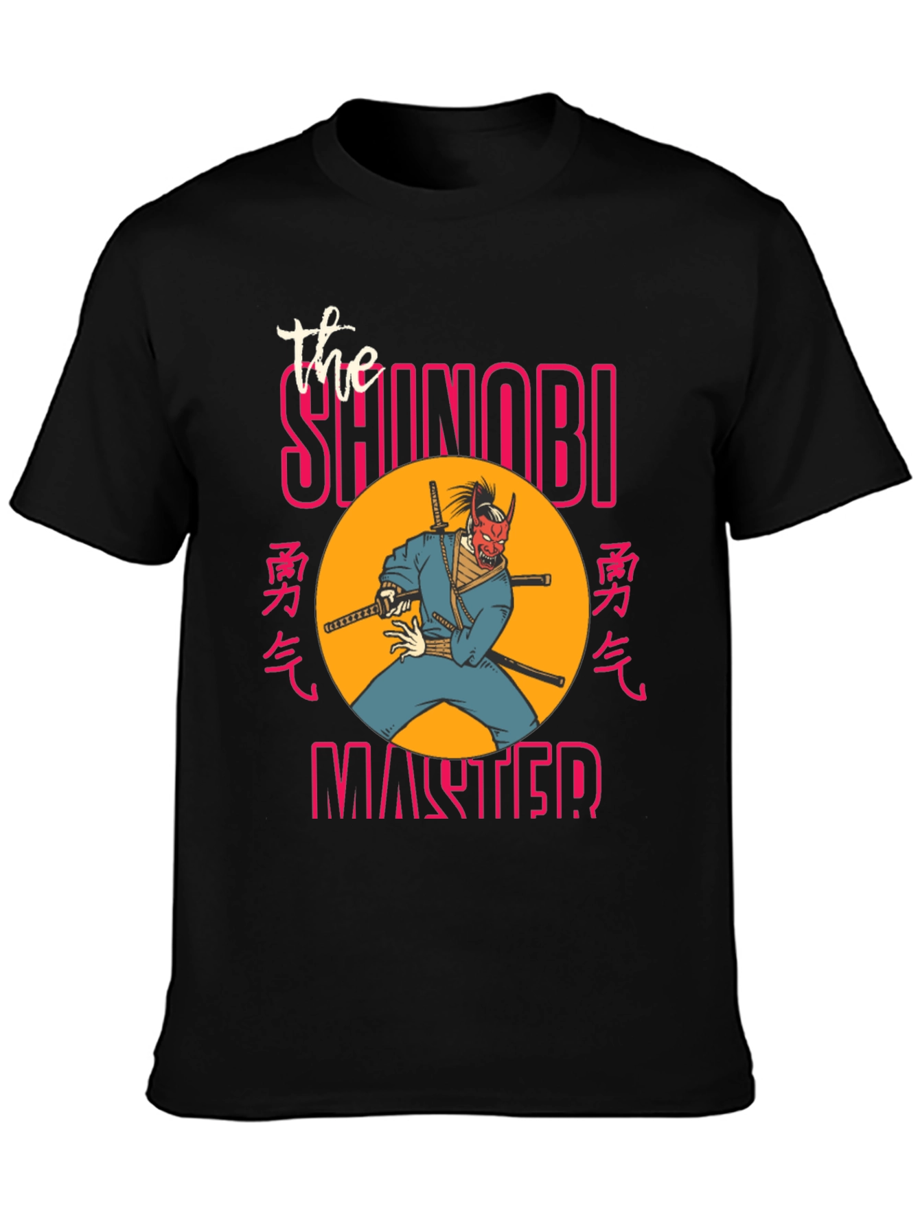 Shinobi Master Graphic Tee - Ninja Samurai T-Shirt