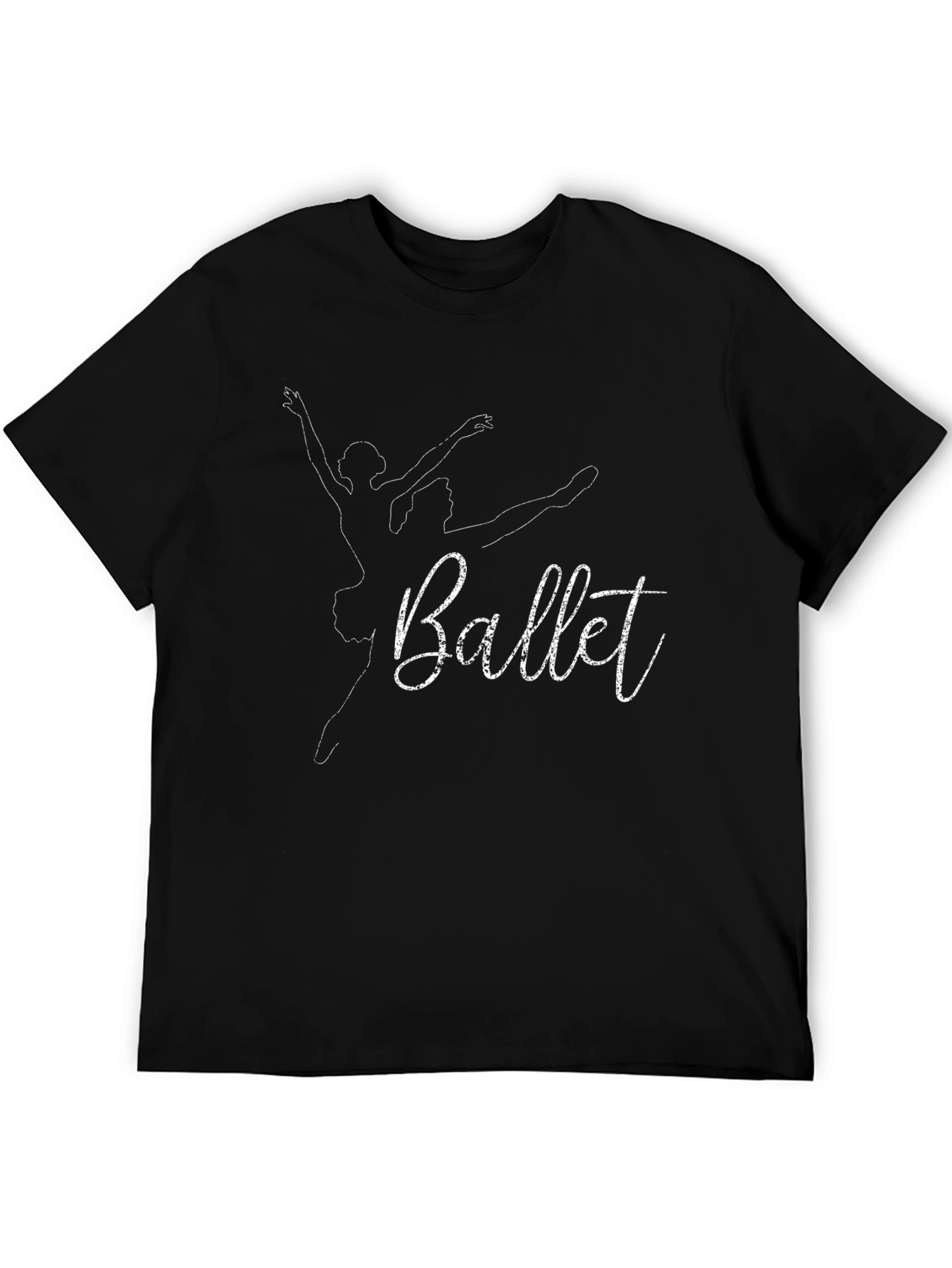 Ballet Dancer Graphic Tee - Black Unisex T-Shirt