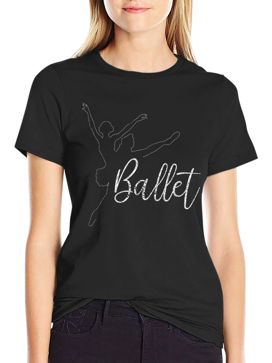Ballet Dancer Graphic Tee - Black Unisex T-Shirt