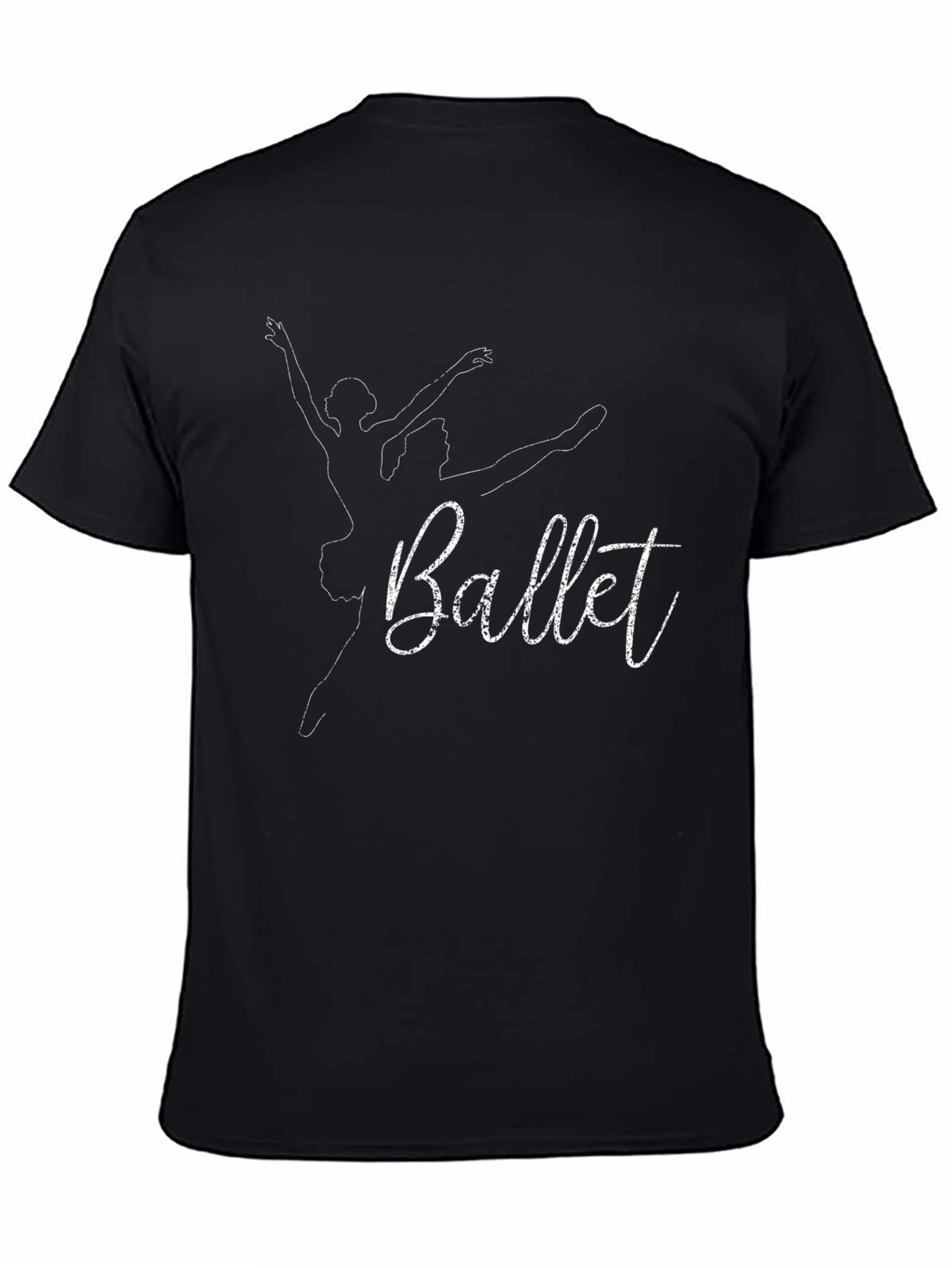 Ballet Dancer Graphic Tee - Black Unisex T-Shirt