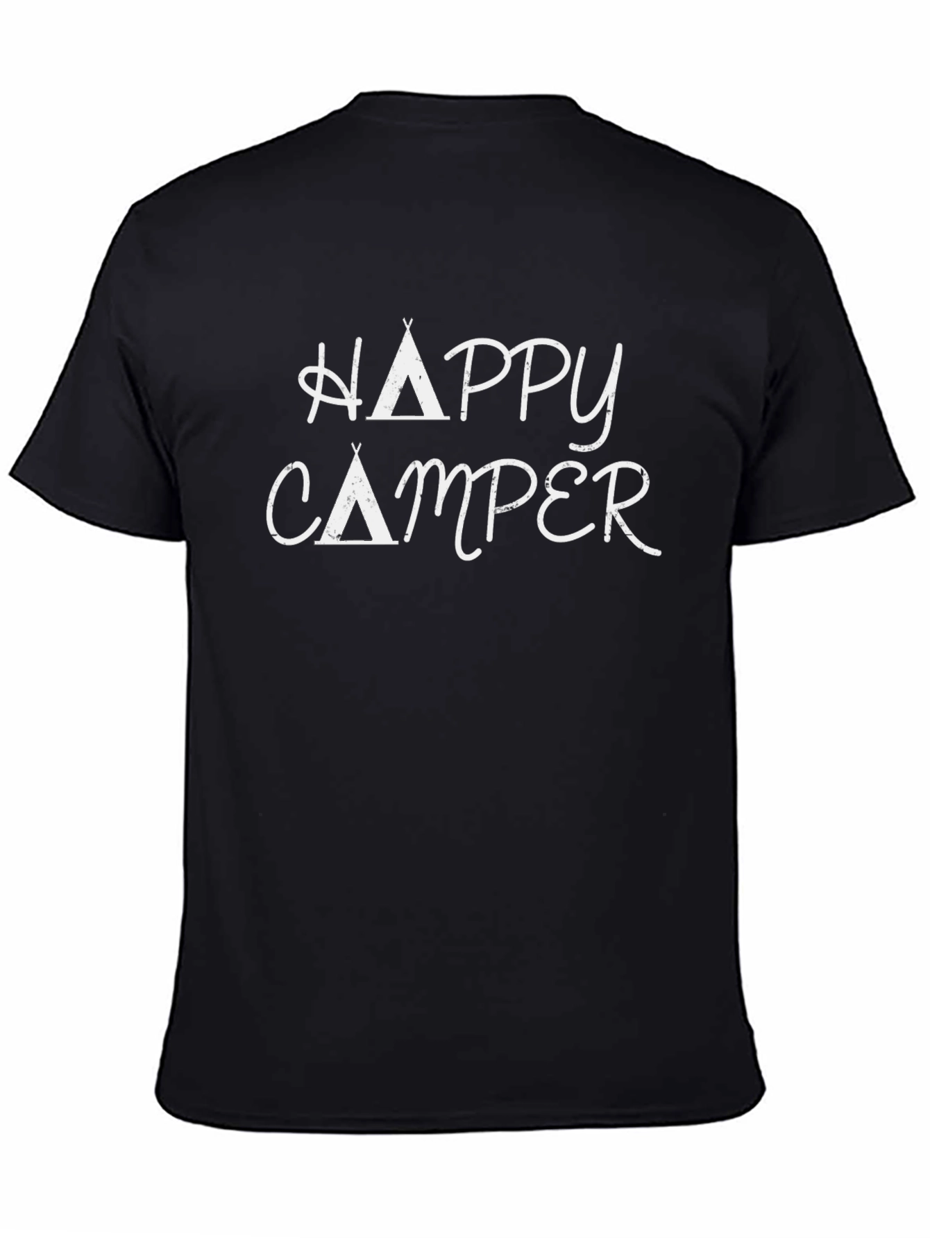 Happy Camper Graphic T-Shirt - Camping Adventure Tee