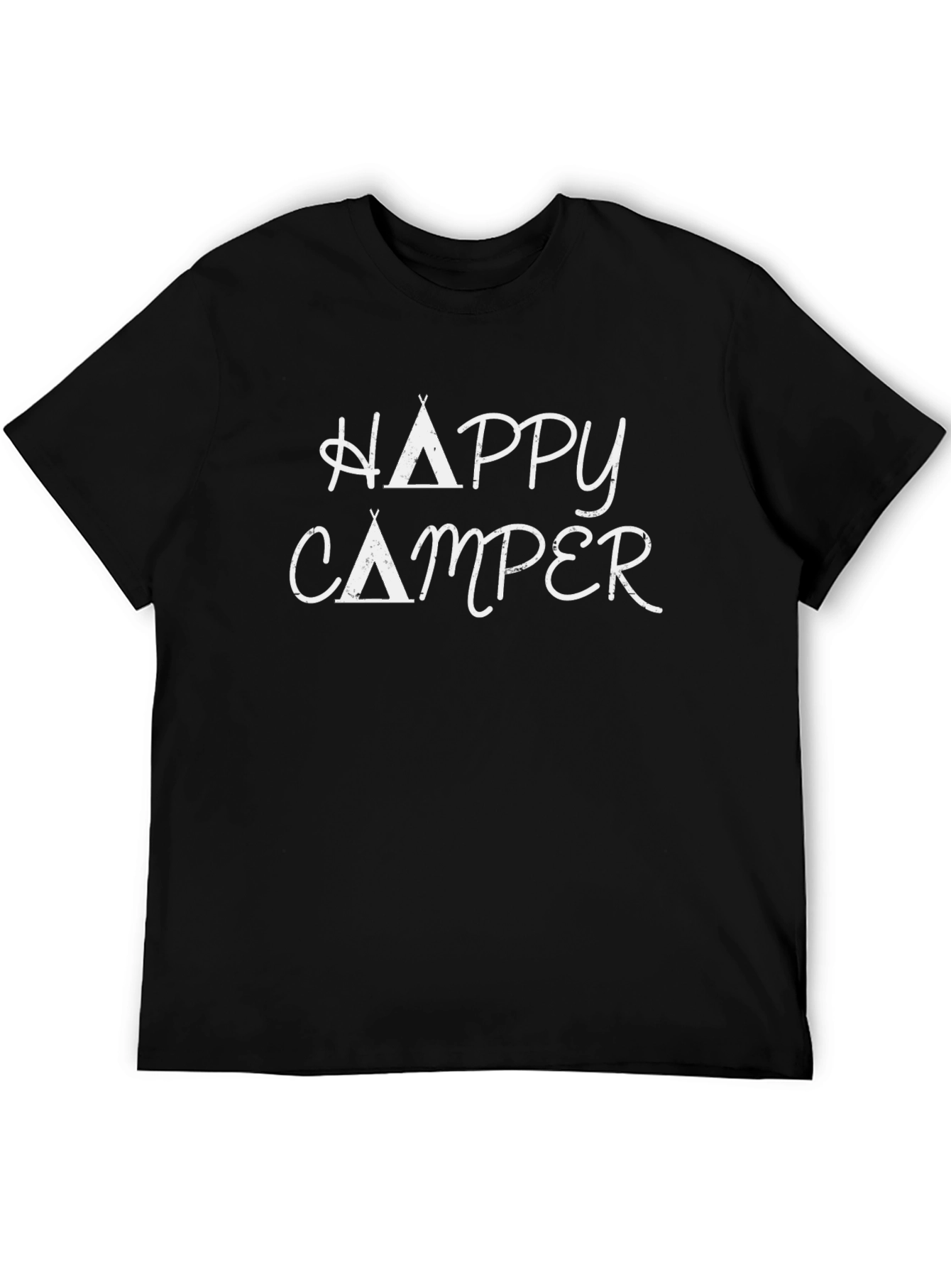 Happy Camper Graphic T-Shirt - Camping Adventure Tee
