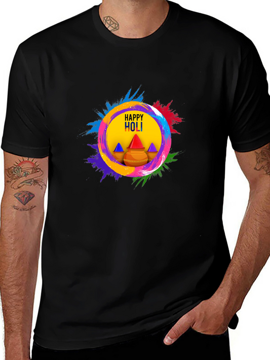Happy Holi T-Shirt - Colorful Festival Tee