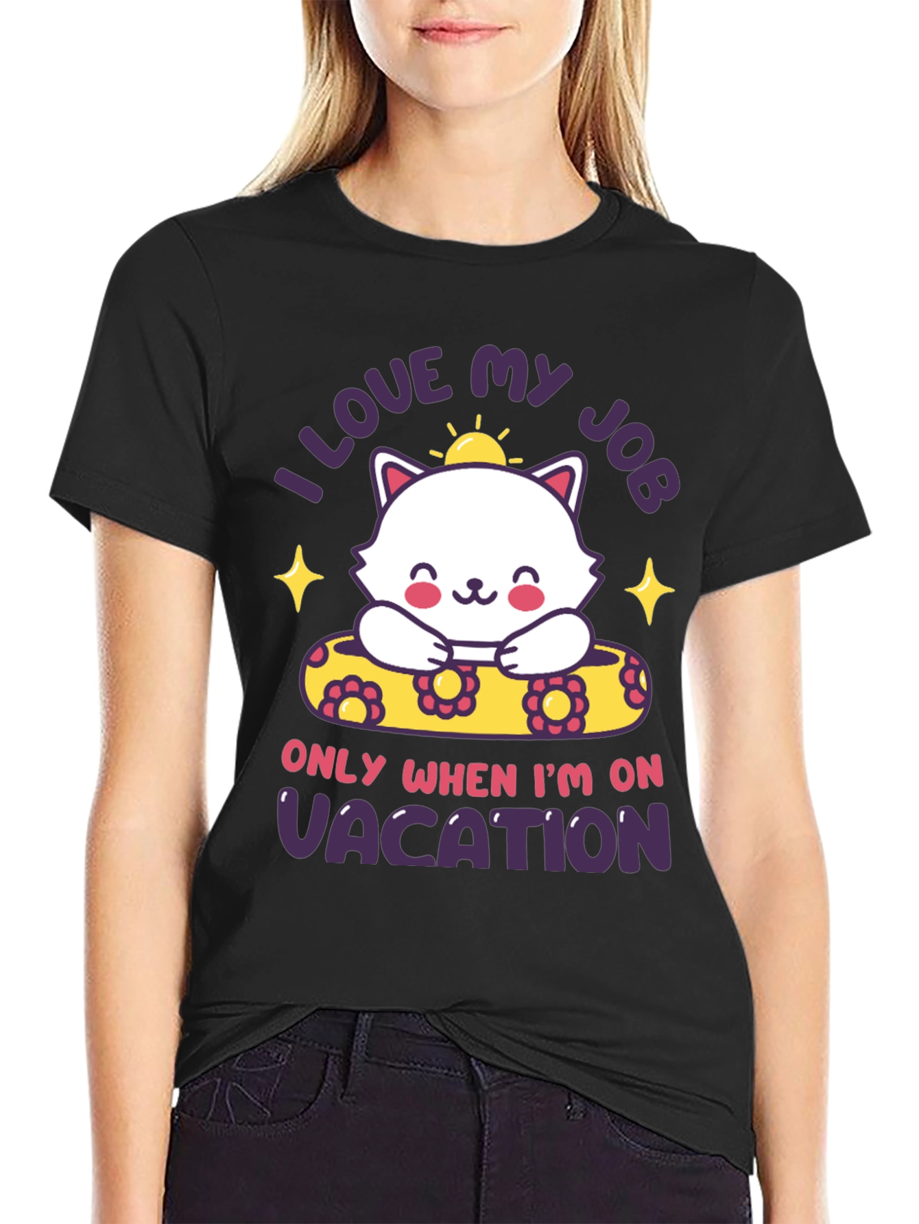 I Love My Job Vacation T-Shirt