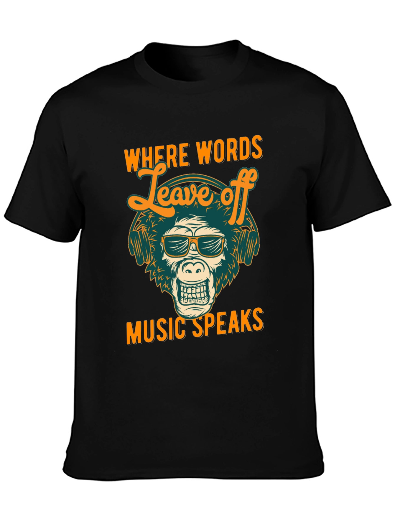 Music Speaks Graphic T-Shirt