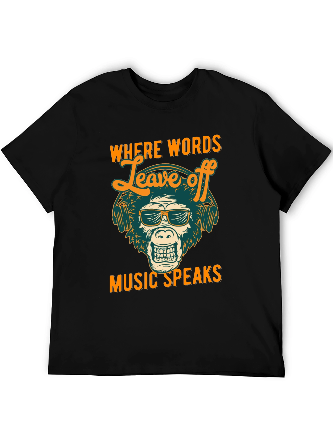Music Speaks Graphic T-Shirt