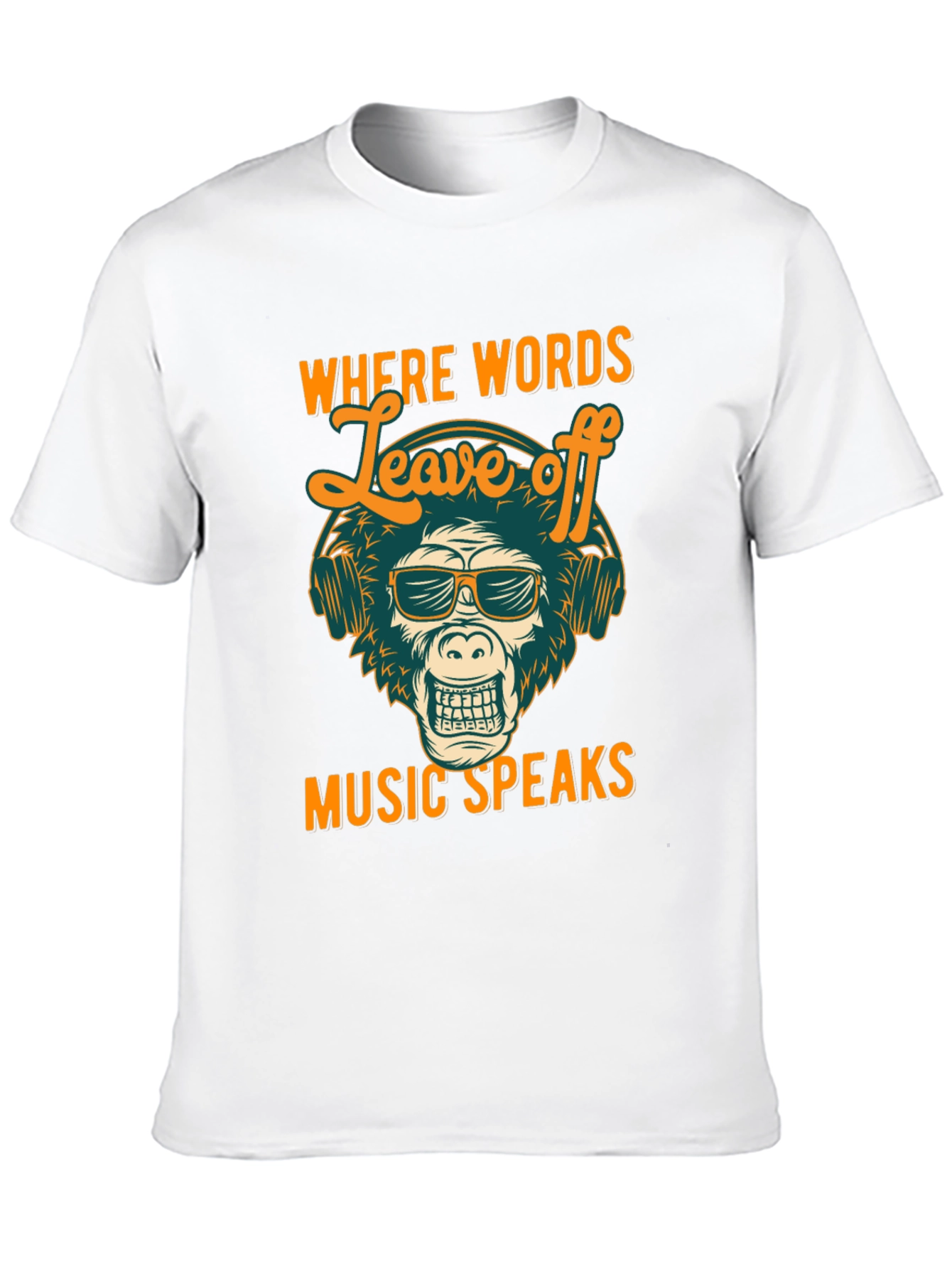 Music Speaks Graphic T-Shirt