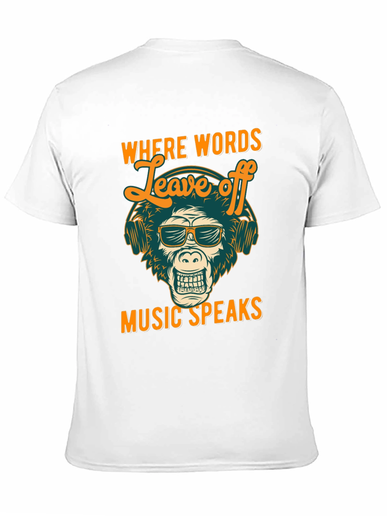 Music Speaks Graphic T-Shirt