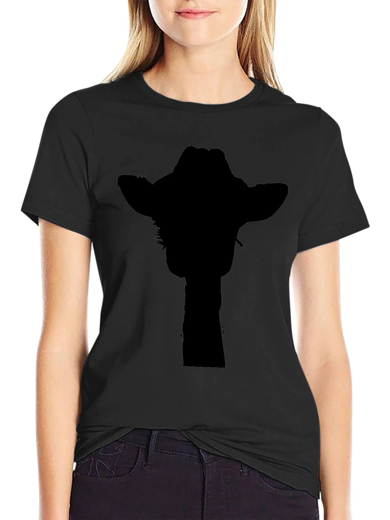 Black Cowboy Silhouette T-Shirt