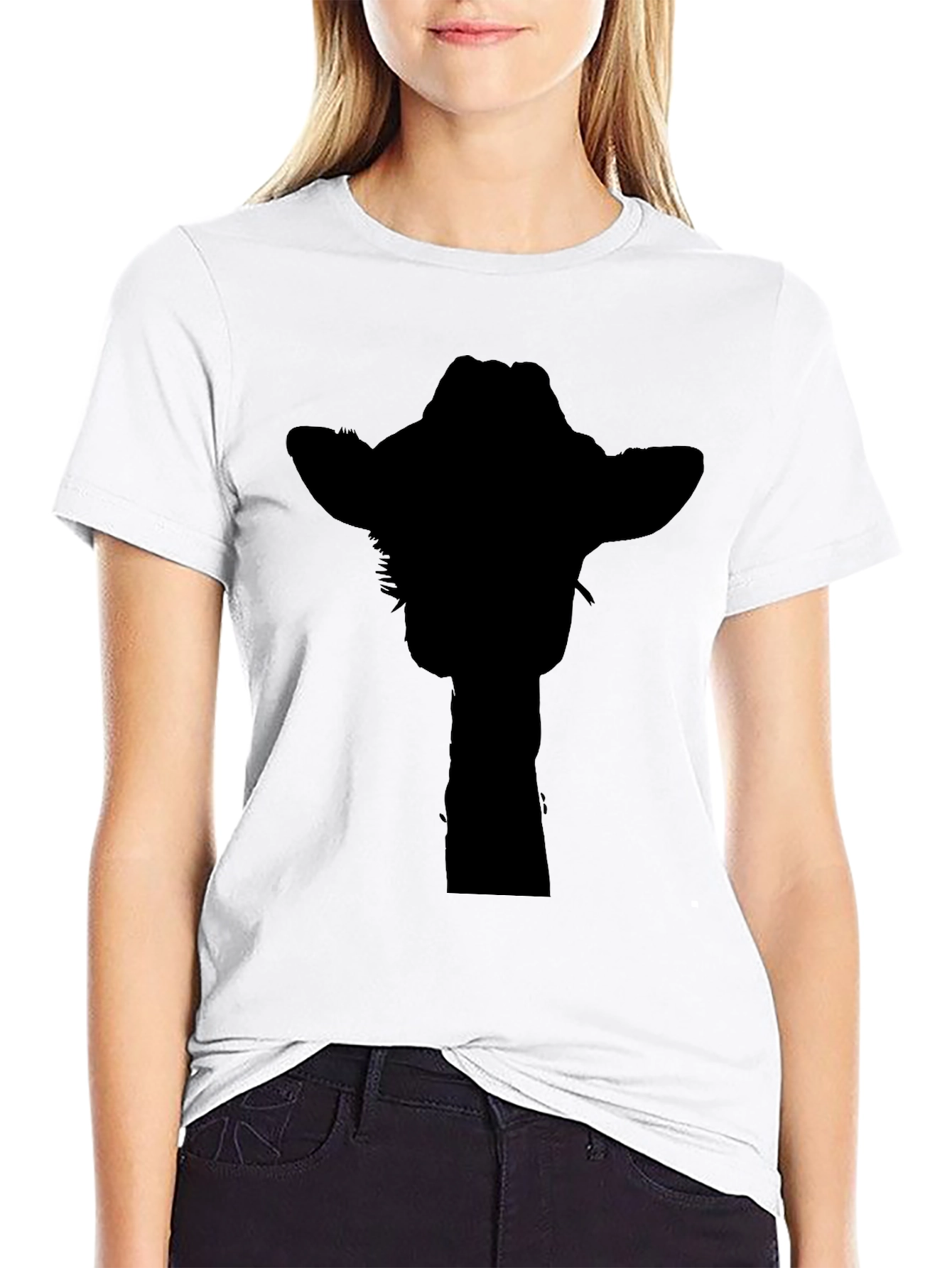 Black Cowboy Silhouette T-Shirt