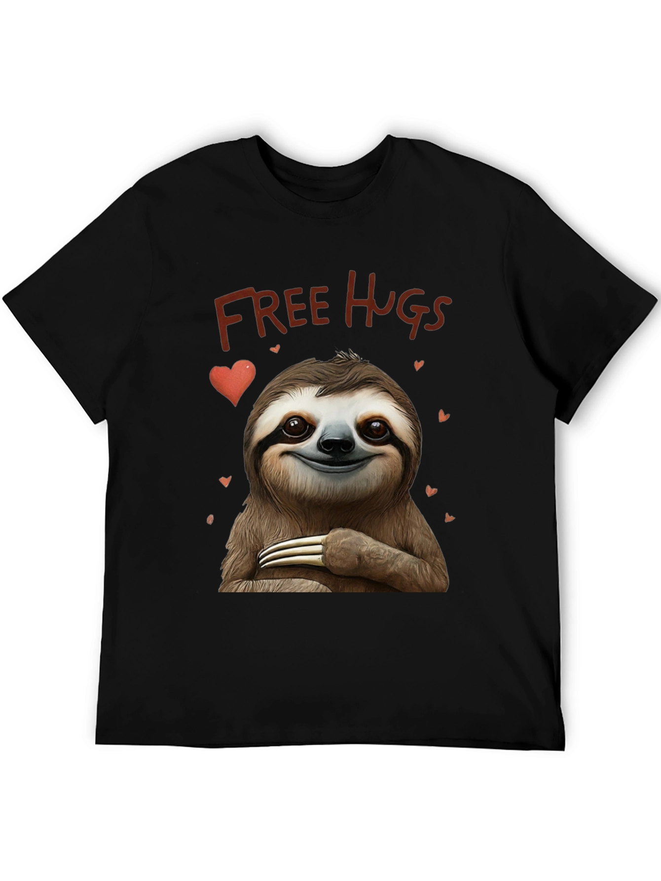 Sloth Free Hugs Graphic T-Shirt