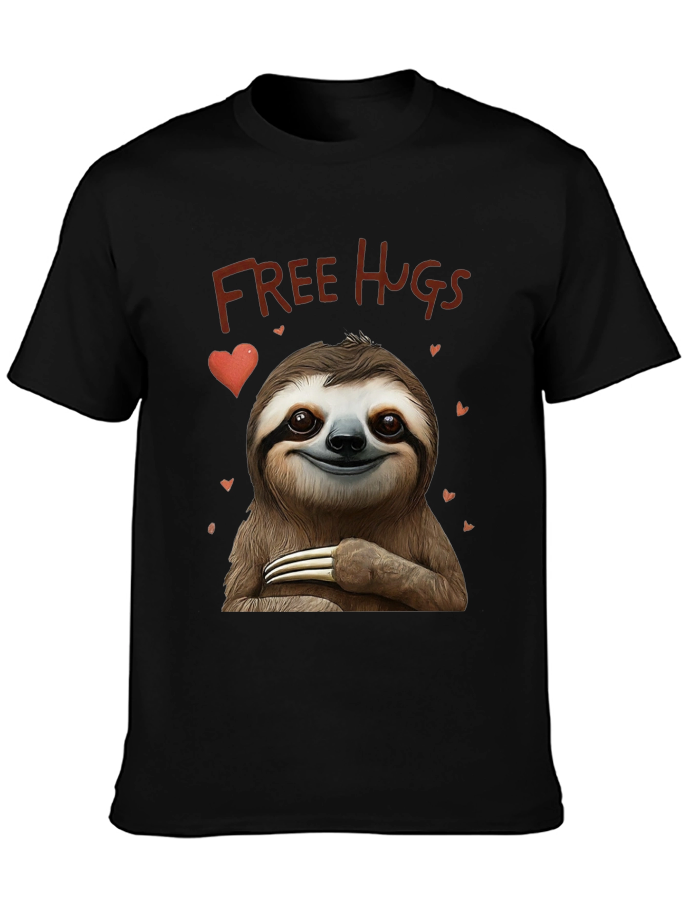 Sloth Free Hugs Graphic T-Shirt