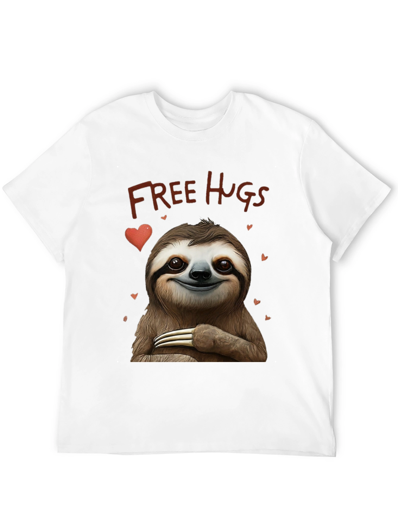 Sloth Free Hugs Graphic T-Shirt