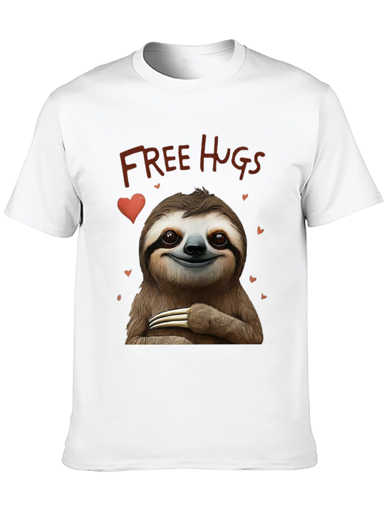 Sloth Free Hugs Graphic T-Shirt