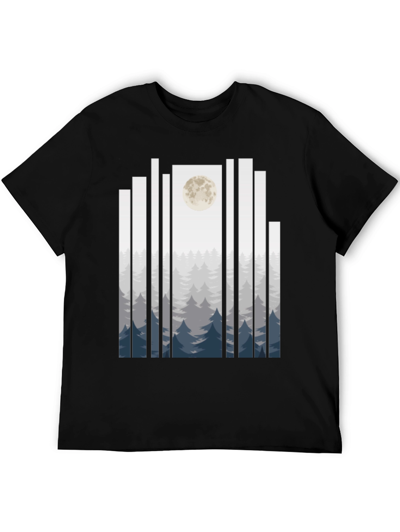 Moonlit Forest T-Shirt - Black